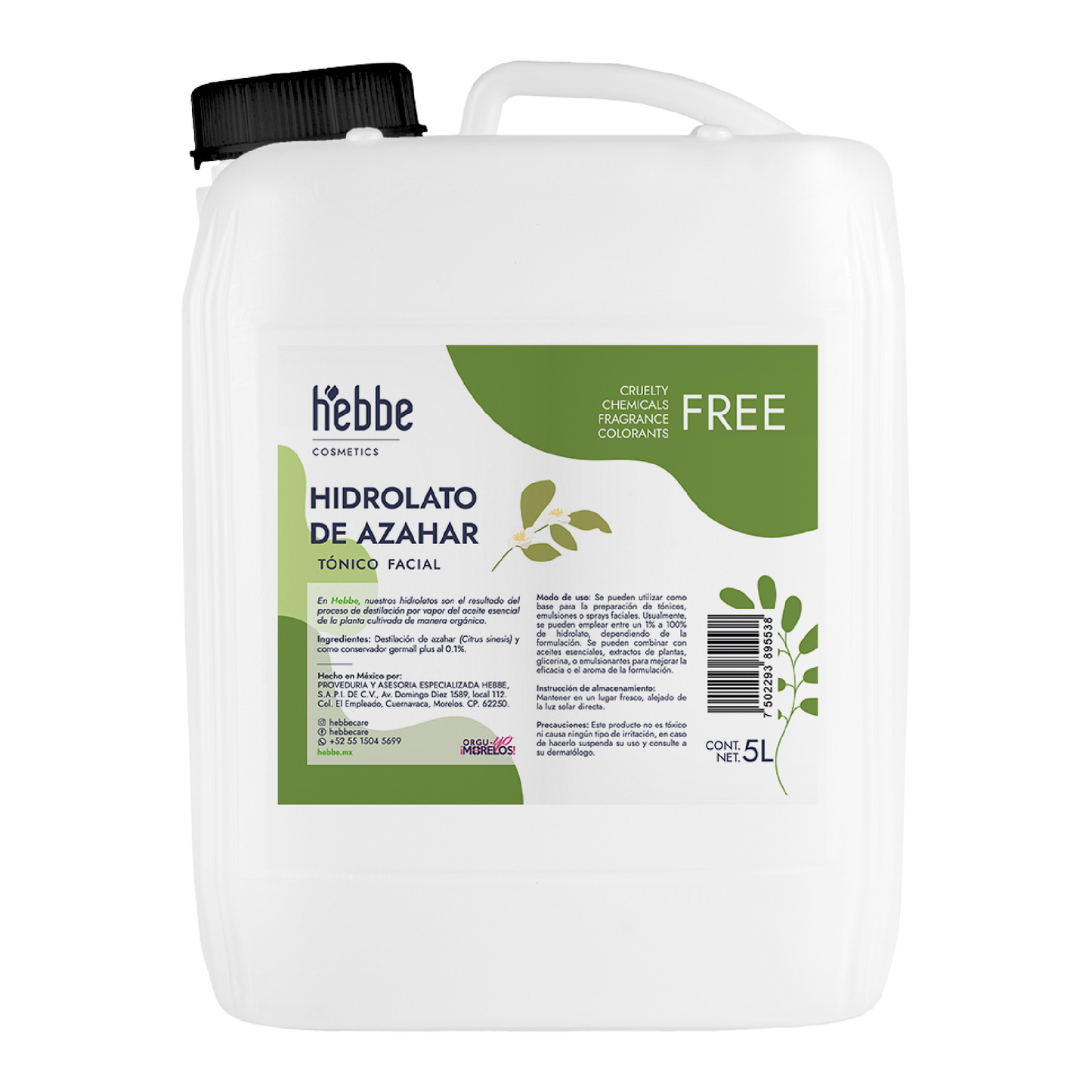 Hidrolato de Azahar | Facial y Corporal | Calmante, Equilibrante y Luminosidad