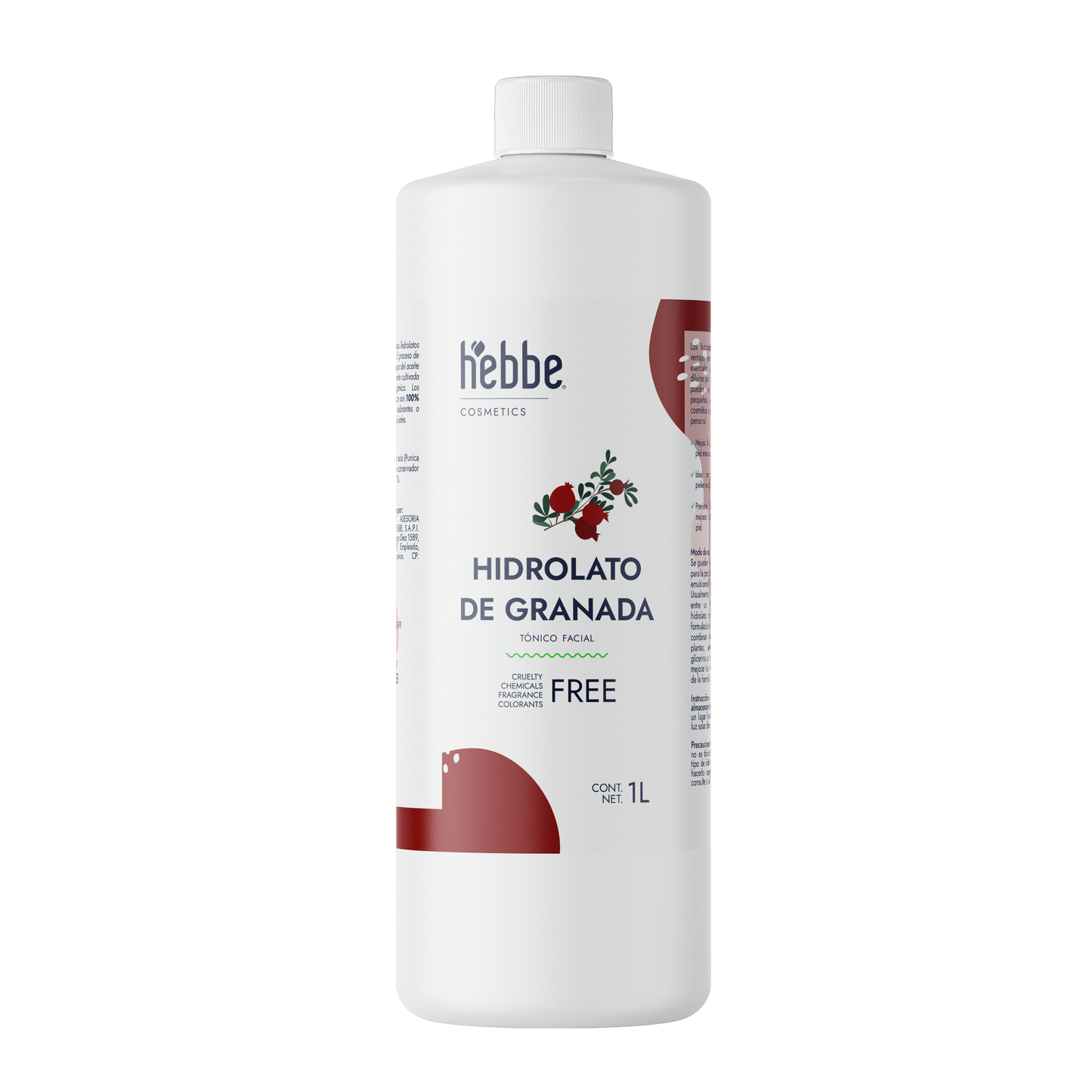 Hidrolato de Granada | Facial y Corporal | Antioxidante, Protector y Tonificante
