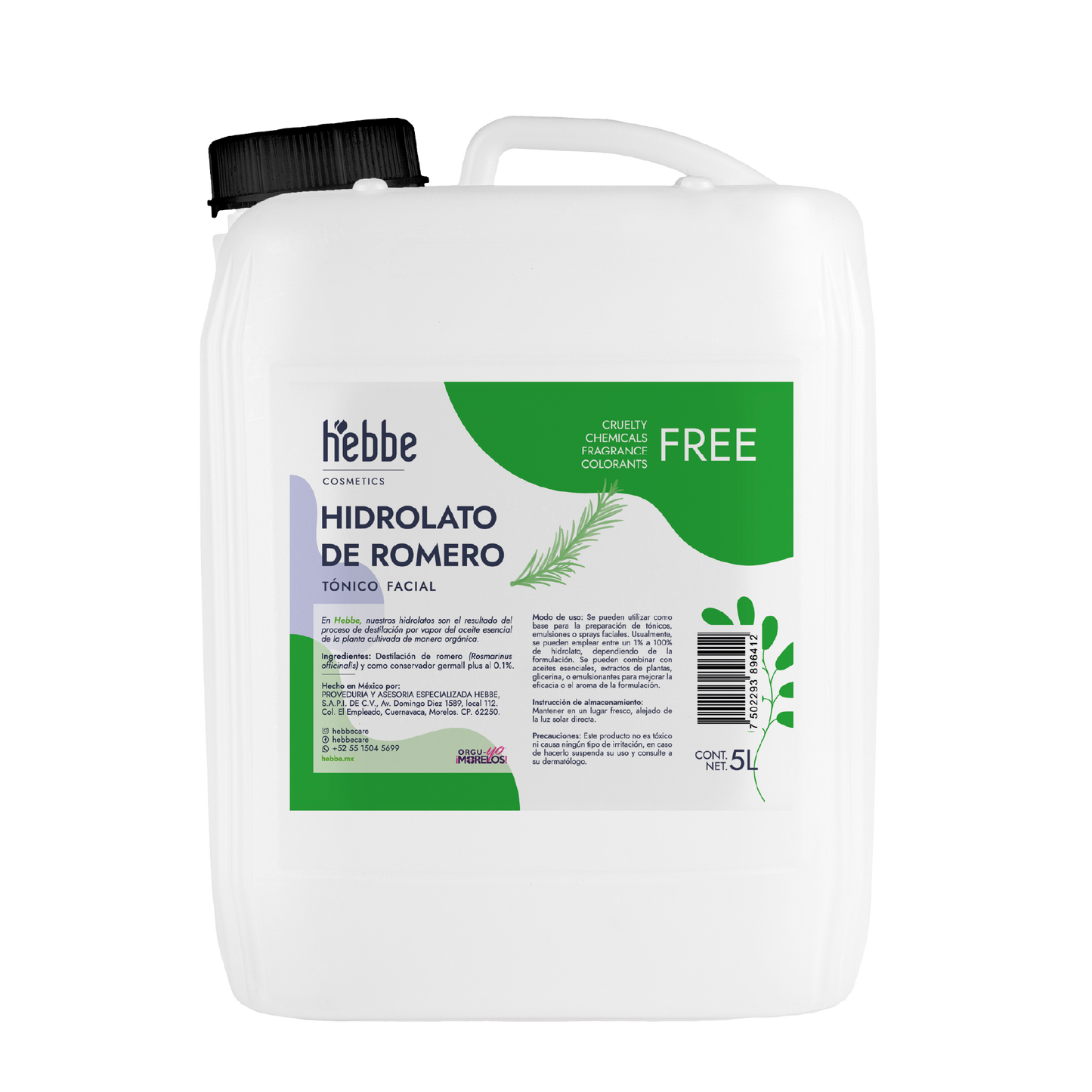 Hidrolato de Romero | Facial y Capilar | Purificante, Estimulante y Tonificante