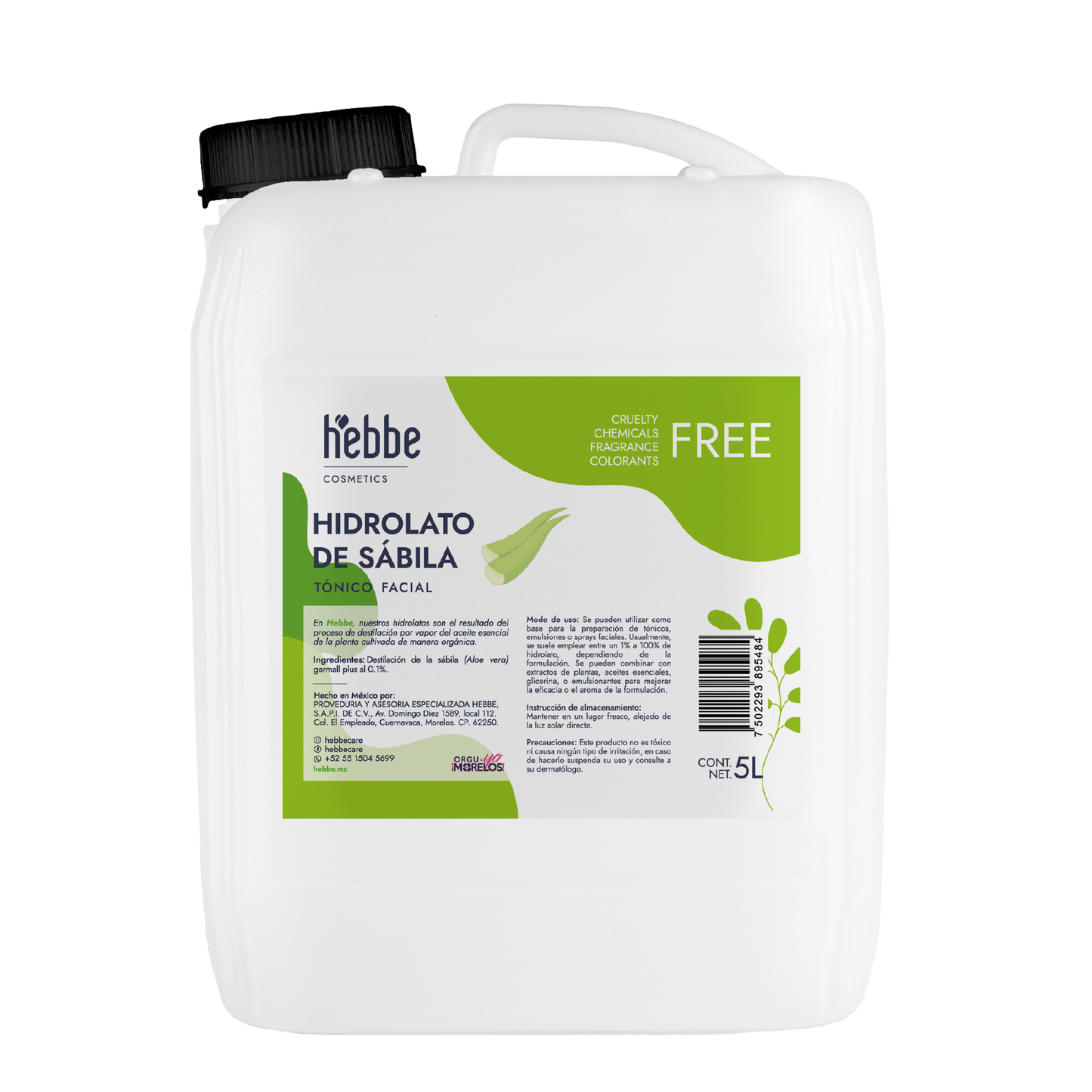 Hidrolato de Sábila | Facial y Corporal | Hidratante, Calmante y Regenerador