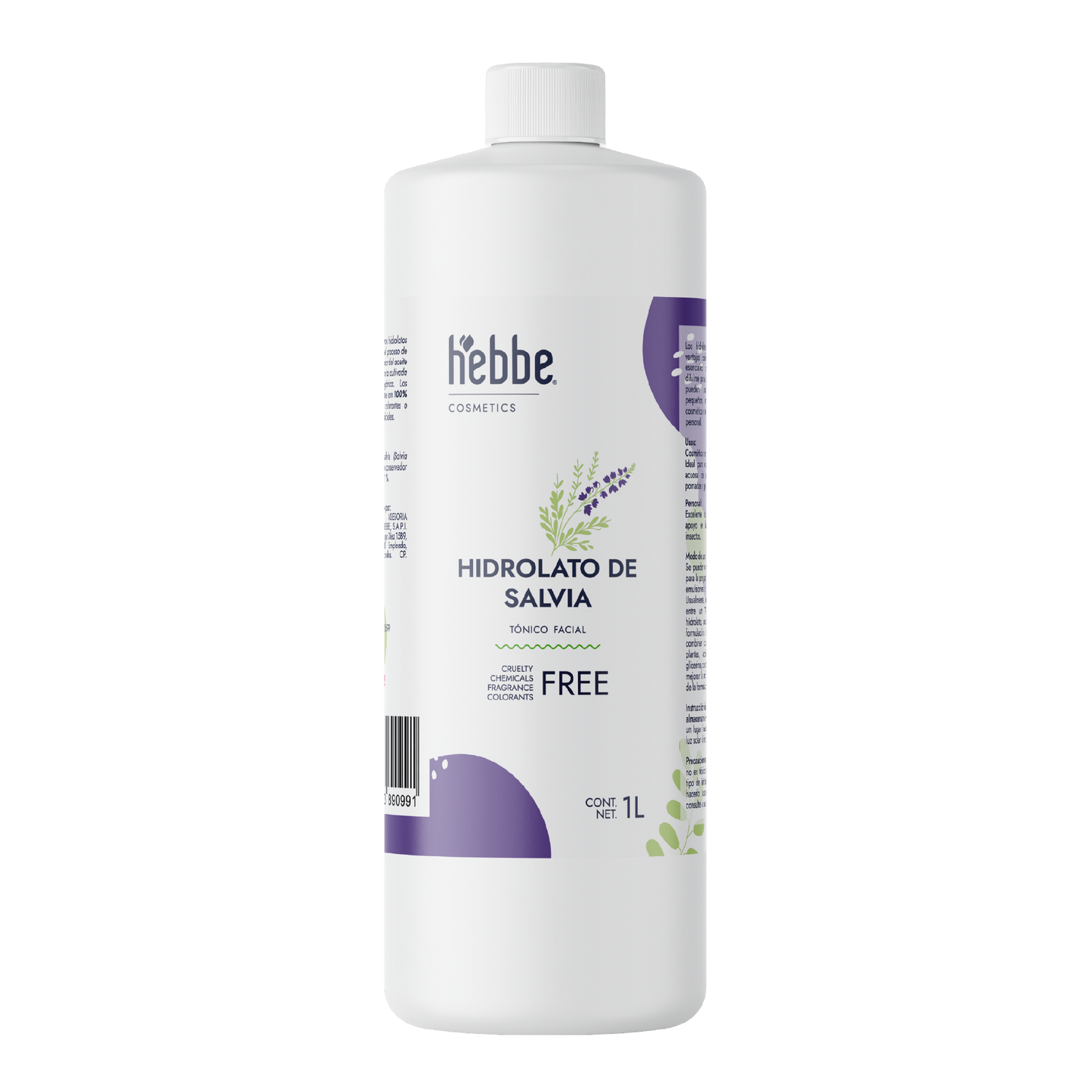 Hidrolato de Salvia | Facial y Corporal | Purificante, Seborregulador y Astringente