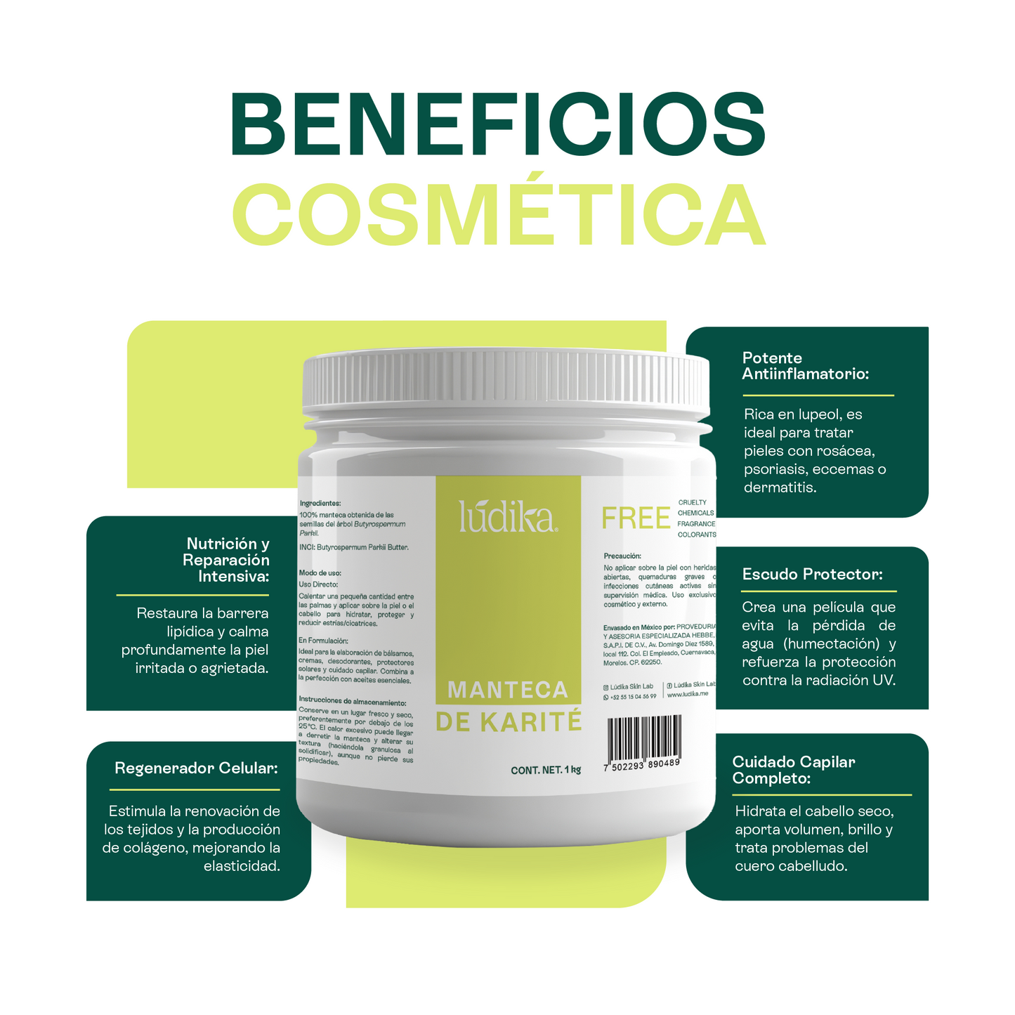 Manteca de cacao y karité | Kit de Mantecas vegetales | Hidratación Profunda y Nutrición para Piel Seca y Sensible