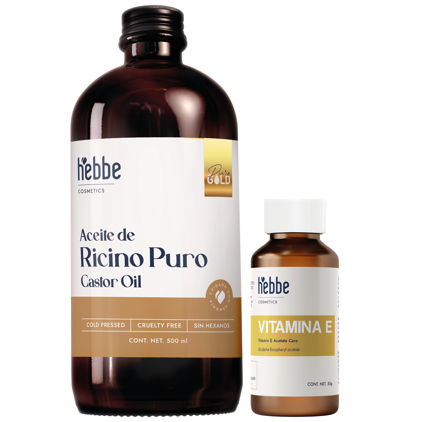 Aceite de Ricino y Vitamina E | Kit de Belleza Integral Lúdika | Nutrición Capilar, Corporal y Antiedad