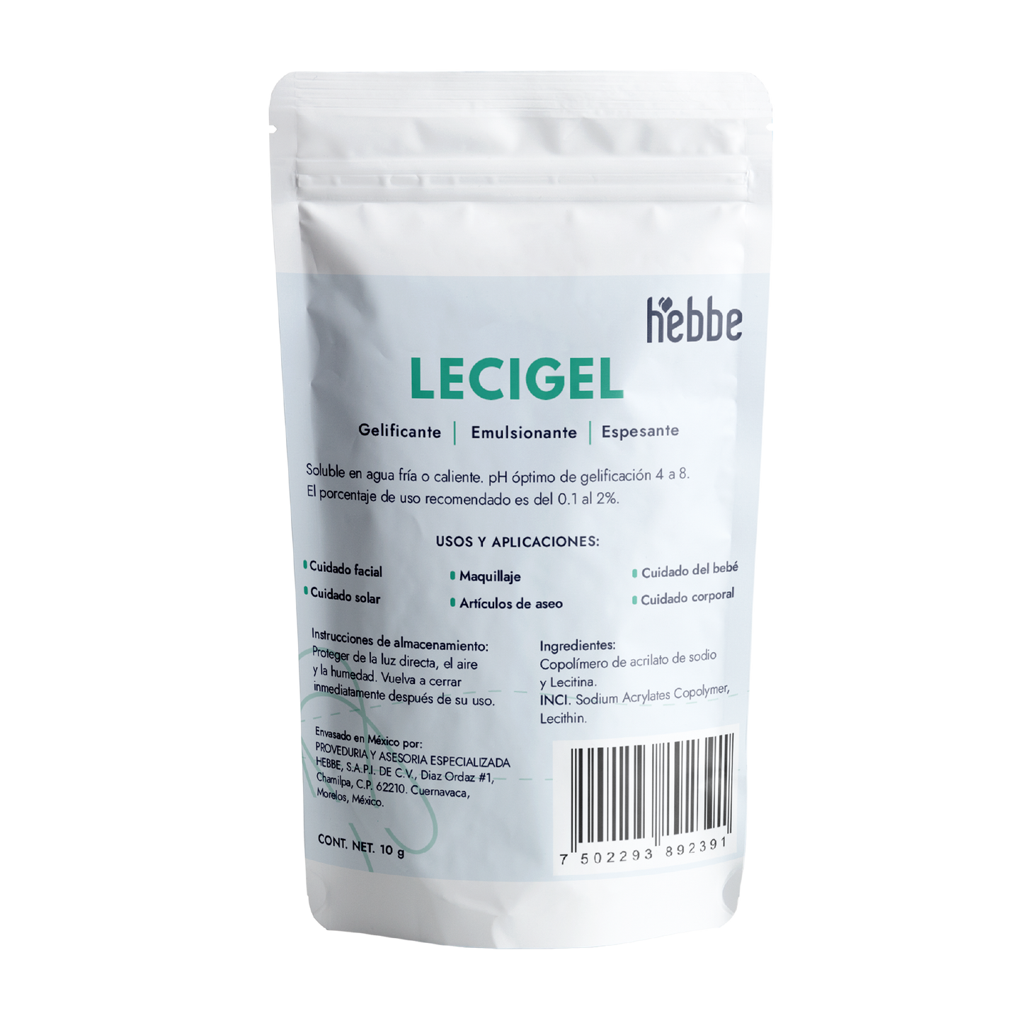 Lecigel | Facial, Corporal y Capilar | Gelificante y Emulsionante "Todo en Uno"