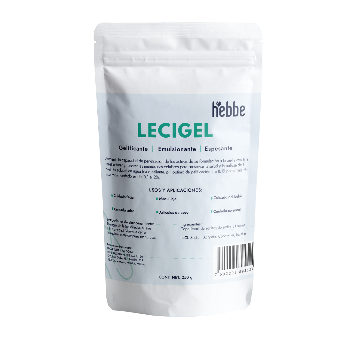 Lecigel | Facial, Corporal y Capilar | Gelificante y Emulsionante "Todo en Uno"