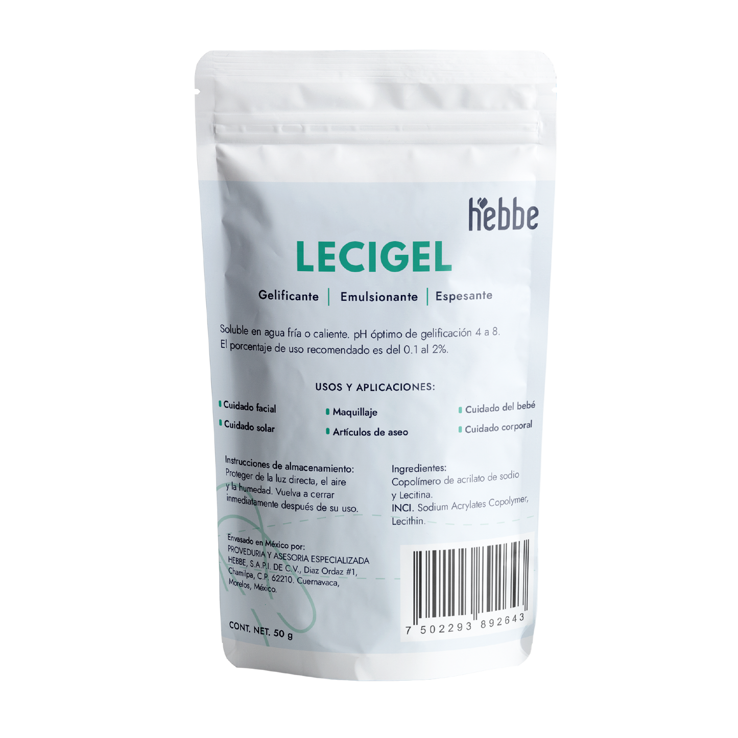 Lecigel | Facial, Corporal y Capilar | Gelificante y Emulsionante "Todo en Uno"