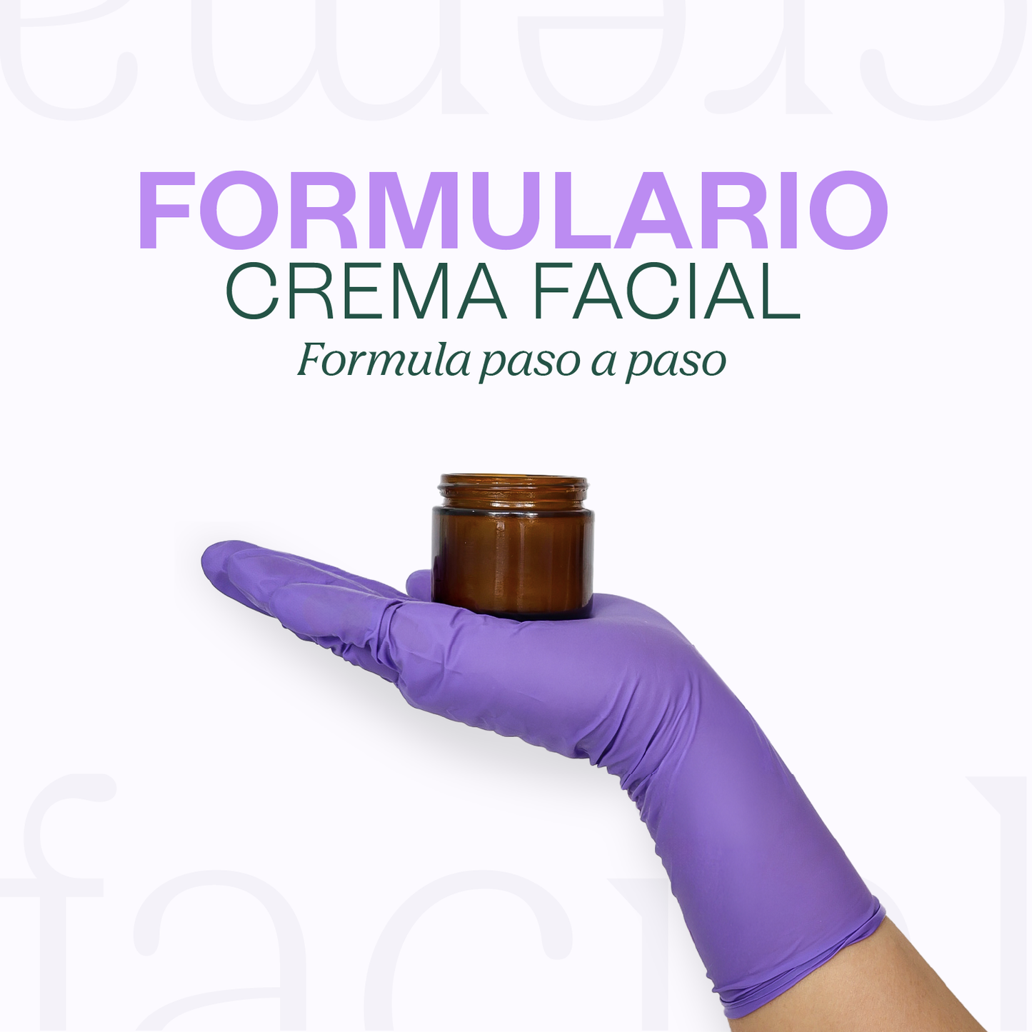 Formulario: Crema Facial Antiedad y Reparadora con Ceramidas