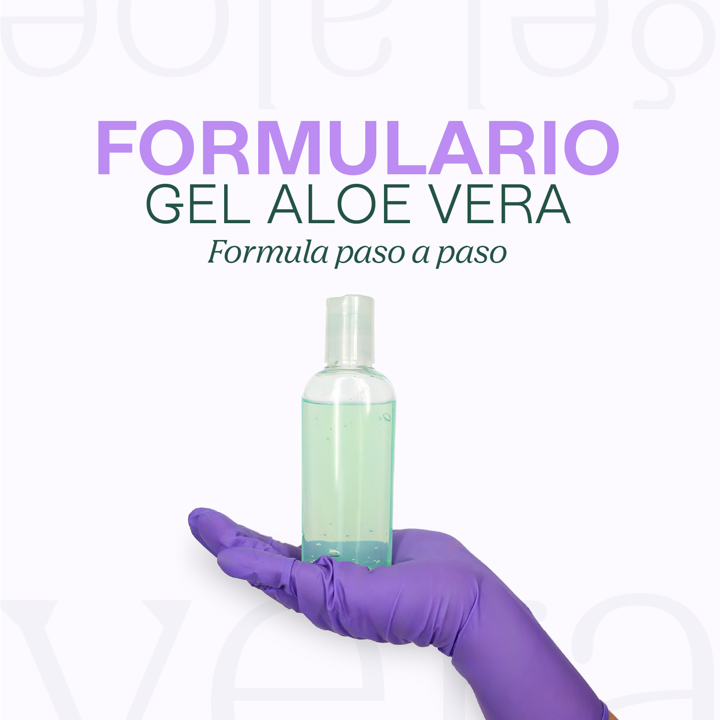 Formulario: Gel de Aloe Vera Regenerador y Calmante
