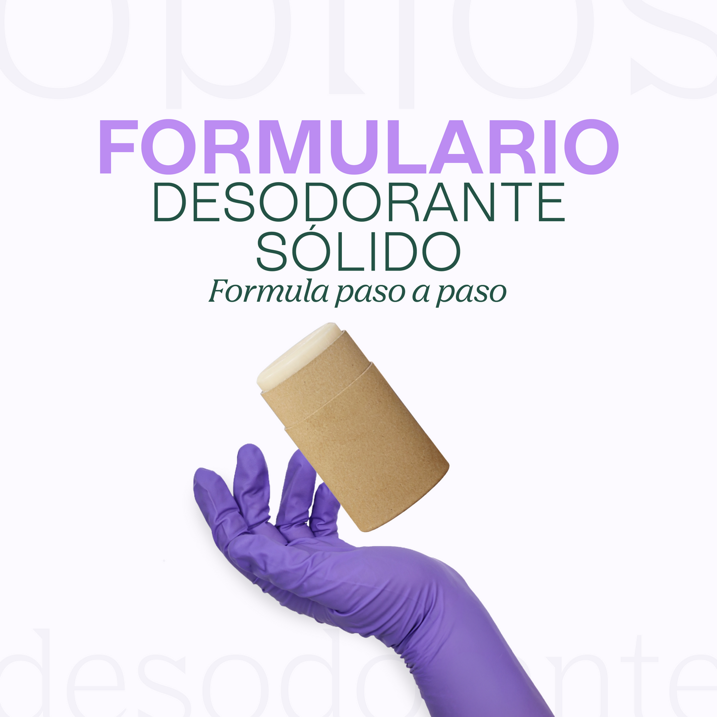 Formulario: Desodorante natural sólido para adolescentes