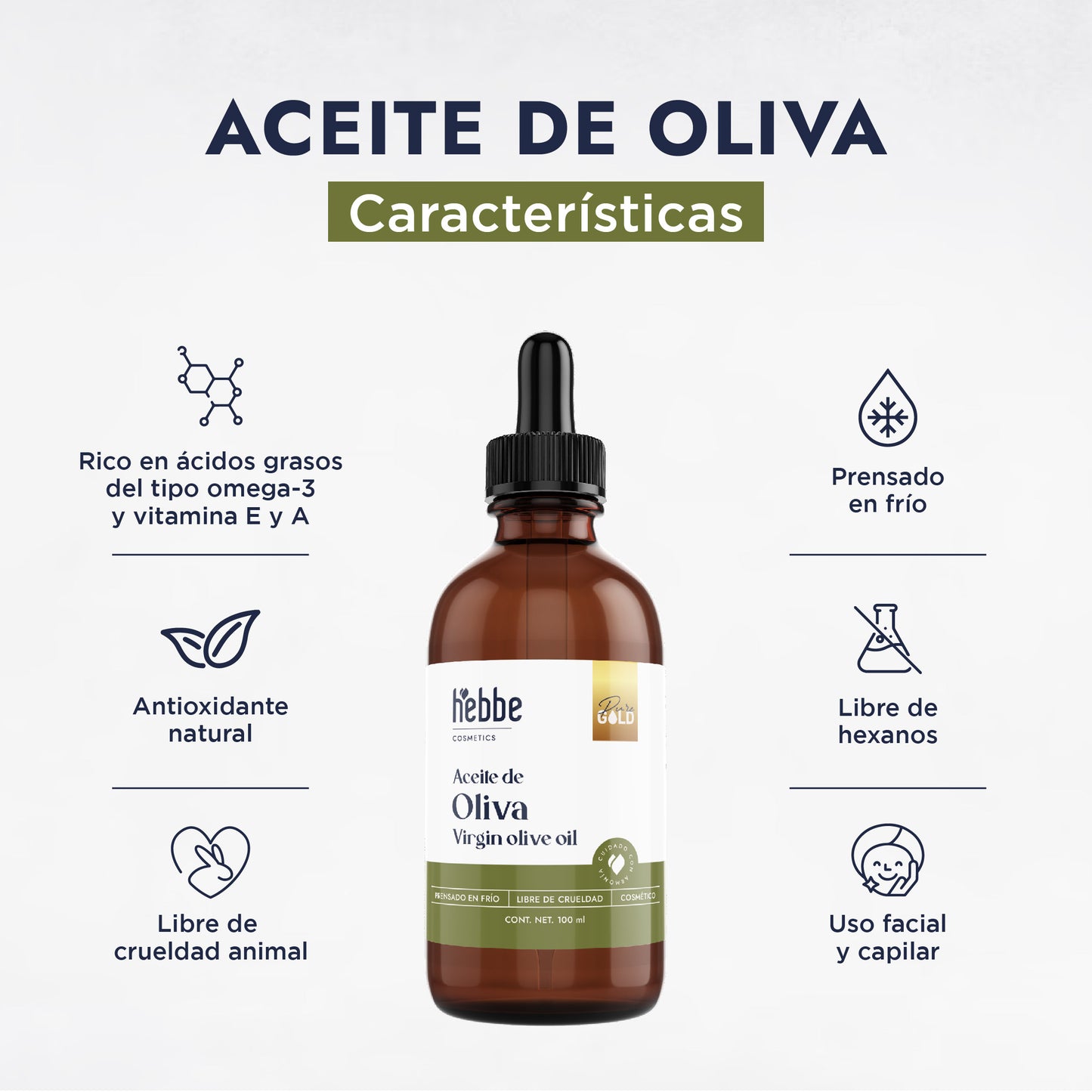 Aceite de Oliva Extra Virgen | Capilar y Corporal |Hidratante, Antioxidante y Reparador Cutáneo