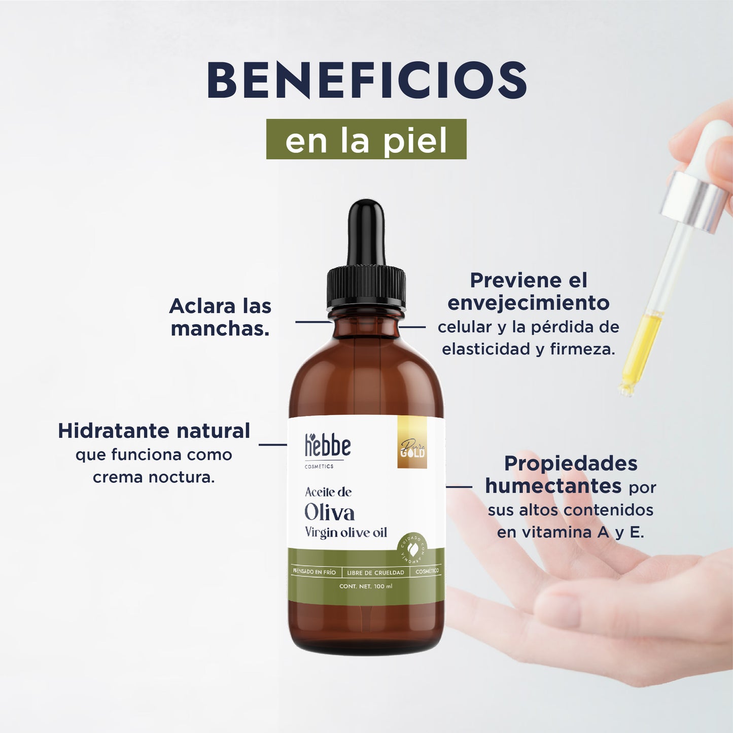 Aceite de Oliva Extra Virgen | Capilar y Corporal |Hidratante, Antioxidante y Reparador Cutáneo