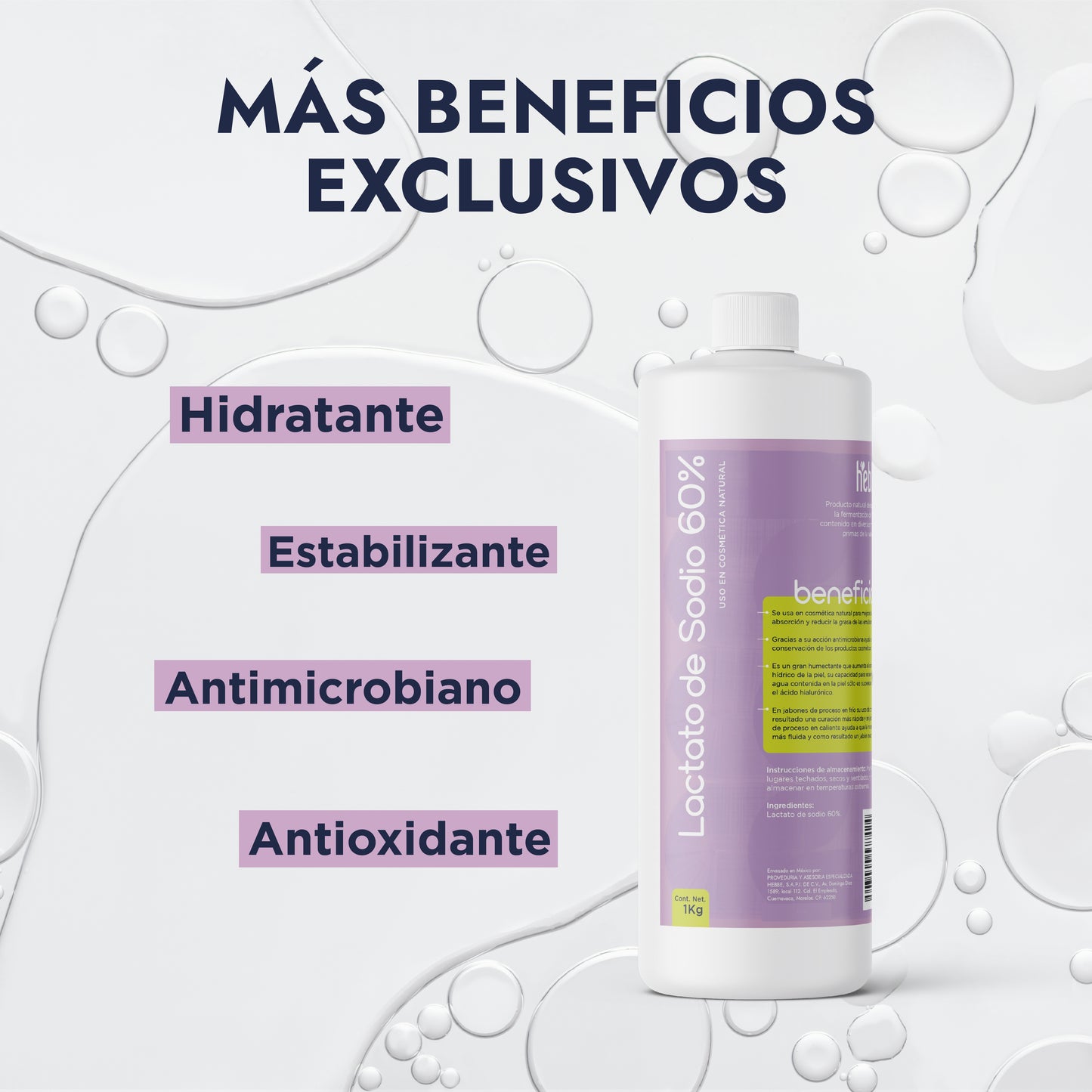 Lactato de Sodio | Humectante Natural Superior | Regulador de pH y Agente Acondicionador