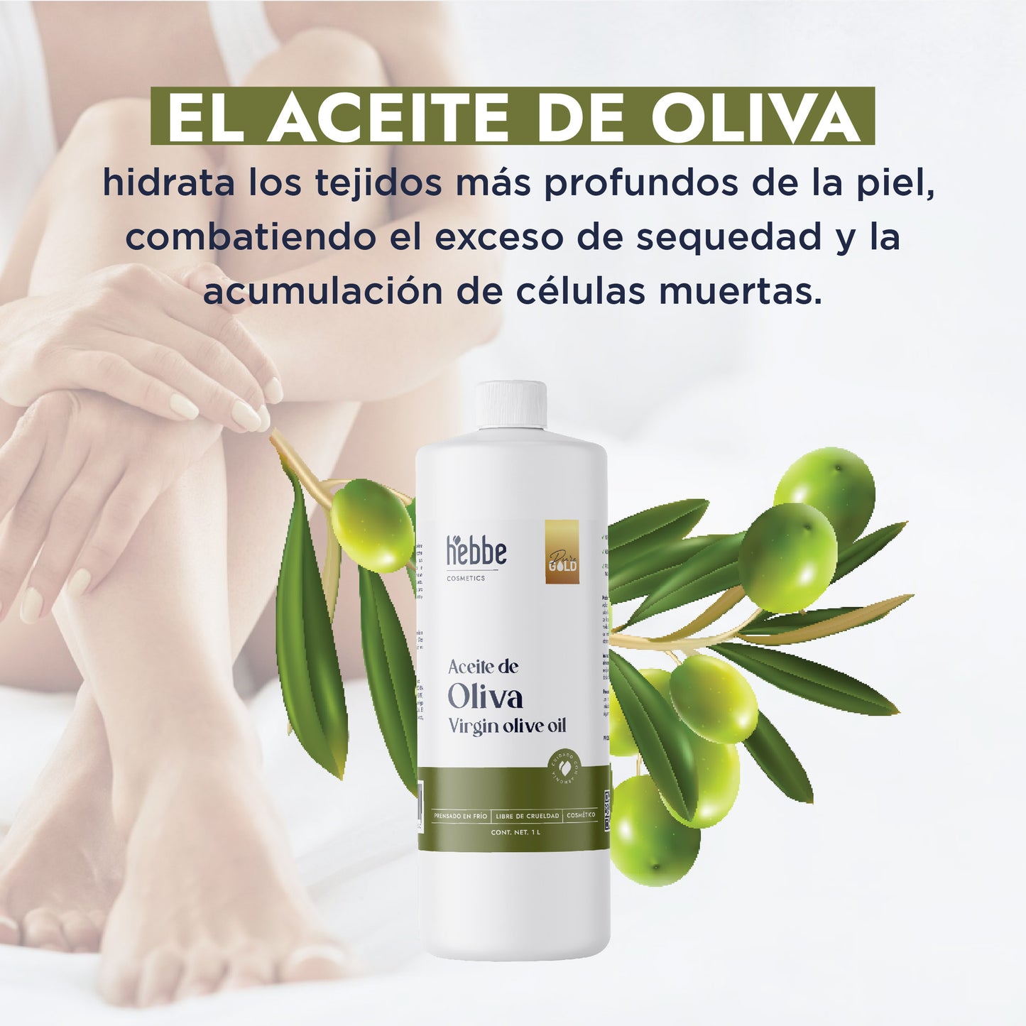 Aceite de Oliva Extra Virgen | Capilar y Corporal |Hidratante, Antioxidante y Reparador Cutáneo