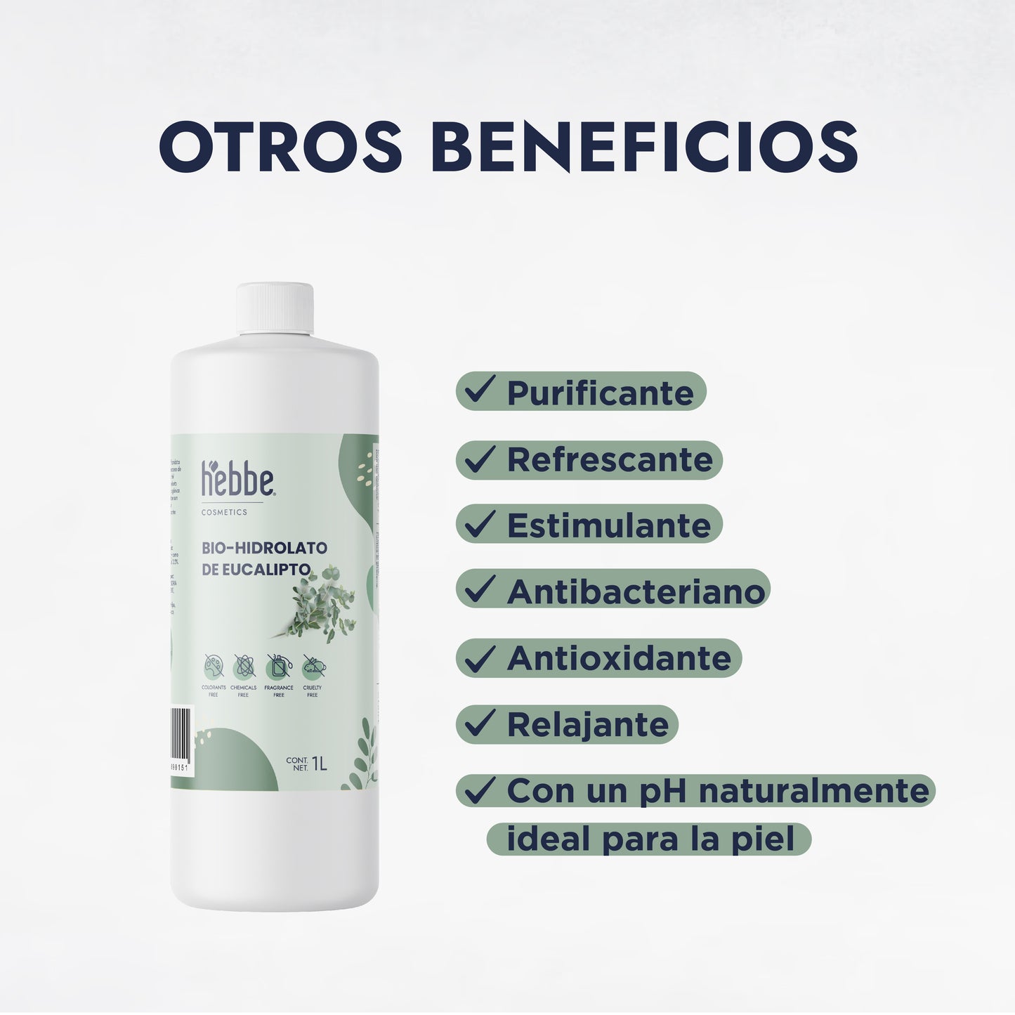 Hidrolato de Eucalipto | Facial y Corporal | Purificante, Astringente y Refrescante
