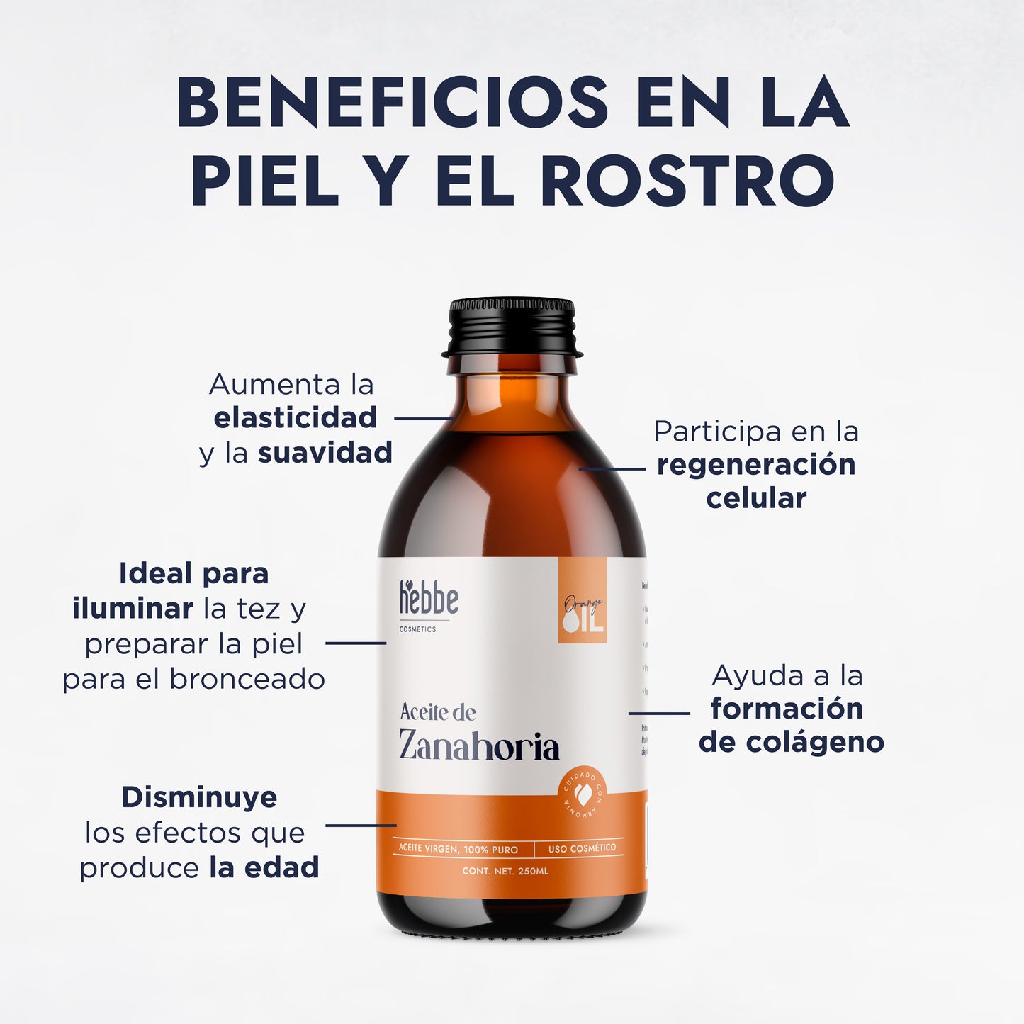 Aceite de Zanahoria Natural | Facial y Corporal | Antioxidante, Regenerador Antiedad y Protector Natural