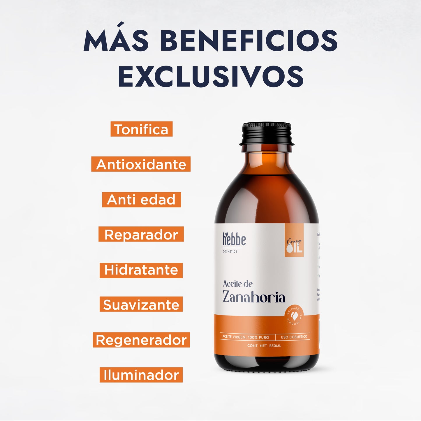 Aceite de Zanahoria Natural | Facial y Corporal | Antioxidante, Regenerador Antiedad y Protector Natural