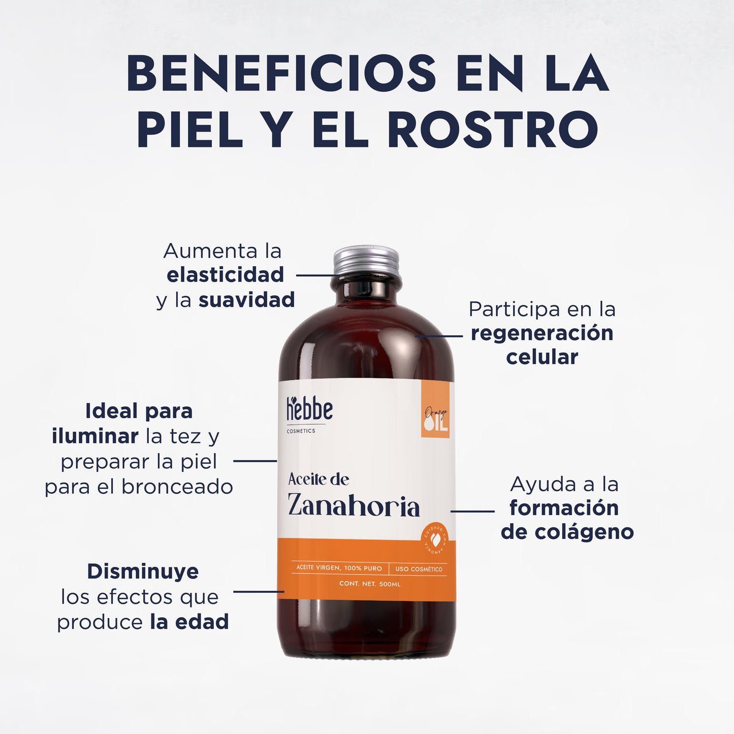 Aceite de Zanahoria Natural | Facial y Corporal | Antioxidante, Regenerador Antiedad y Protector Natural