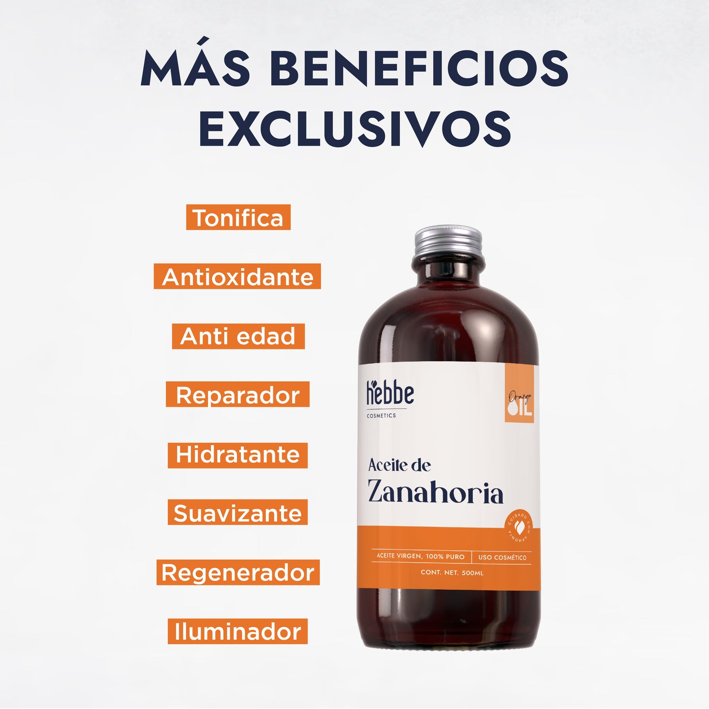 Aceite de Zanahoria Natural | Facial y Corporal | Antioxidante, Regenerador Antiedad y Protector Natural