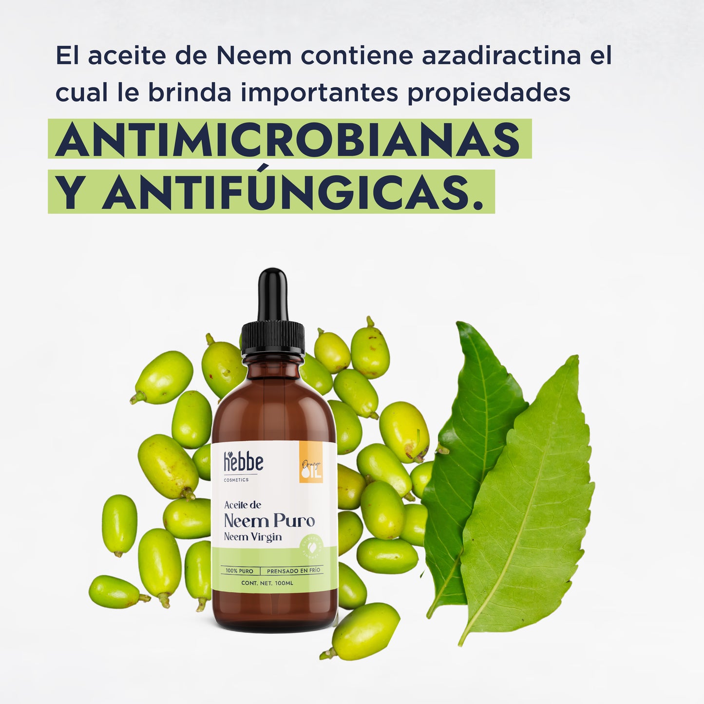 Aceite de Neem Virgen | Capilar y Facial | Purificante, Calmante y Protector Antiedad y Antimosquitos
