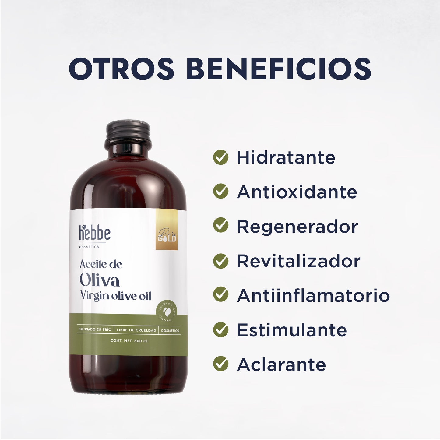 Aceite de Oliva Extra Virgen | Capilar y Corporal |Hidratante, Antioxidante y Reparador Cutáneo