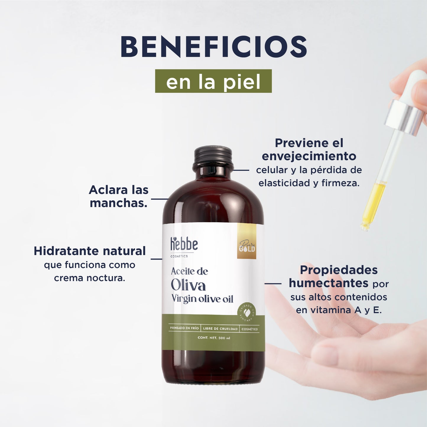 Aceite de Oliva Extra Virgen | Capilar y Corporal |Hidratante, Antioxidante y Reparador Cutáneo