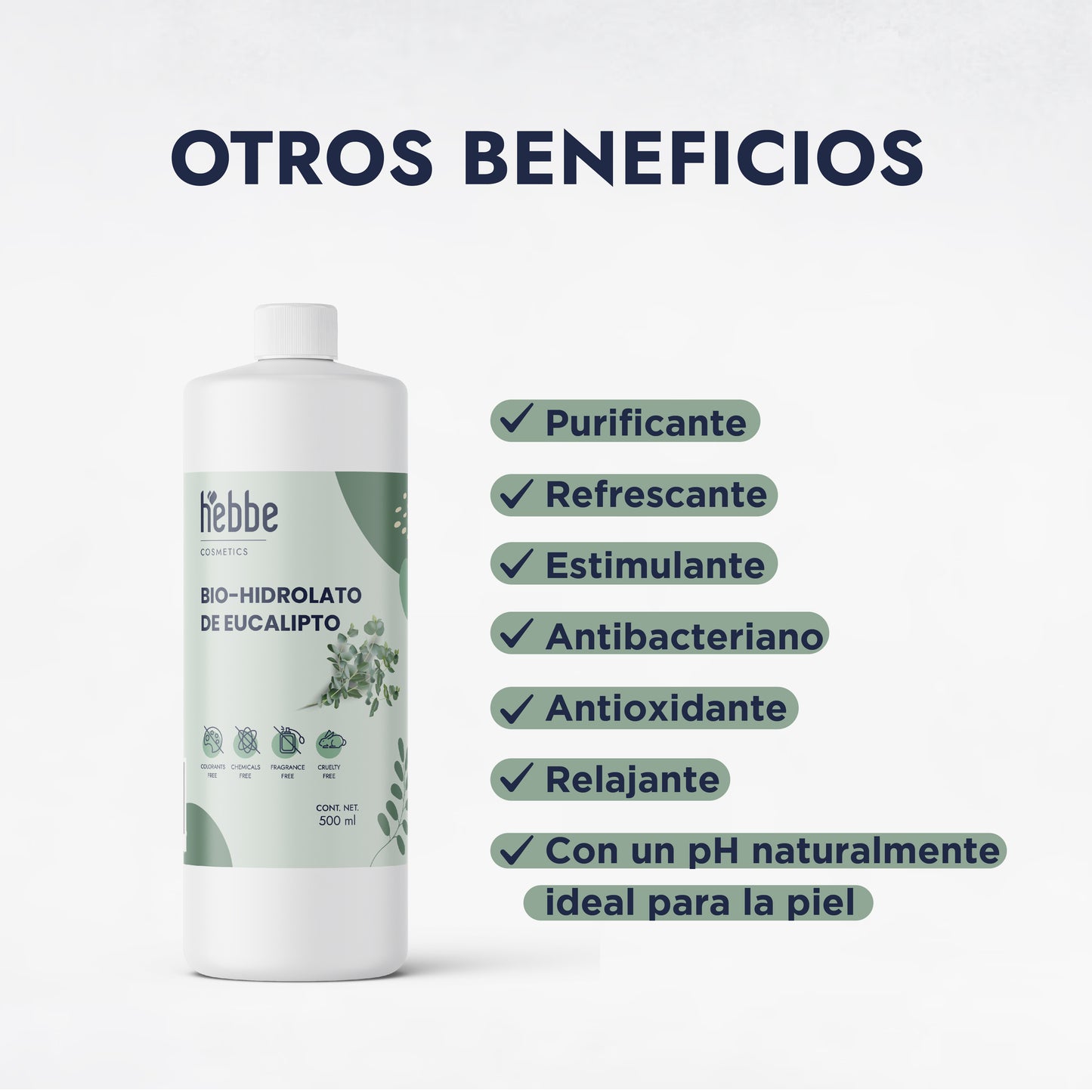 Hidrolato de Eucalipto | Facial y Corporal | Purificante, Astringente y Refrescante