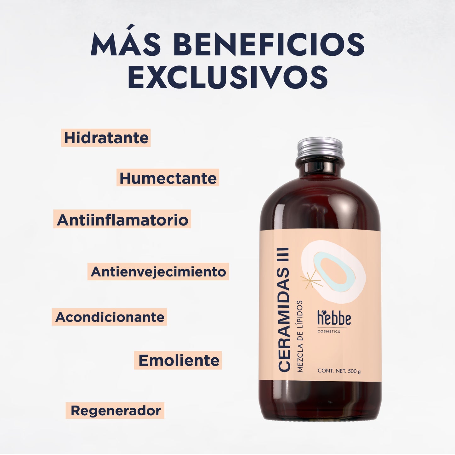 Ceramidas III (Complejo Liposomal) | Facial, Capilar y Cuerpo | Reconstructor Biomimético de la Barrera