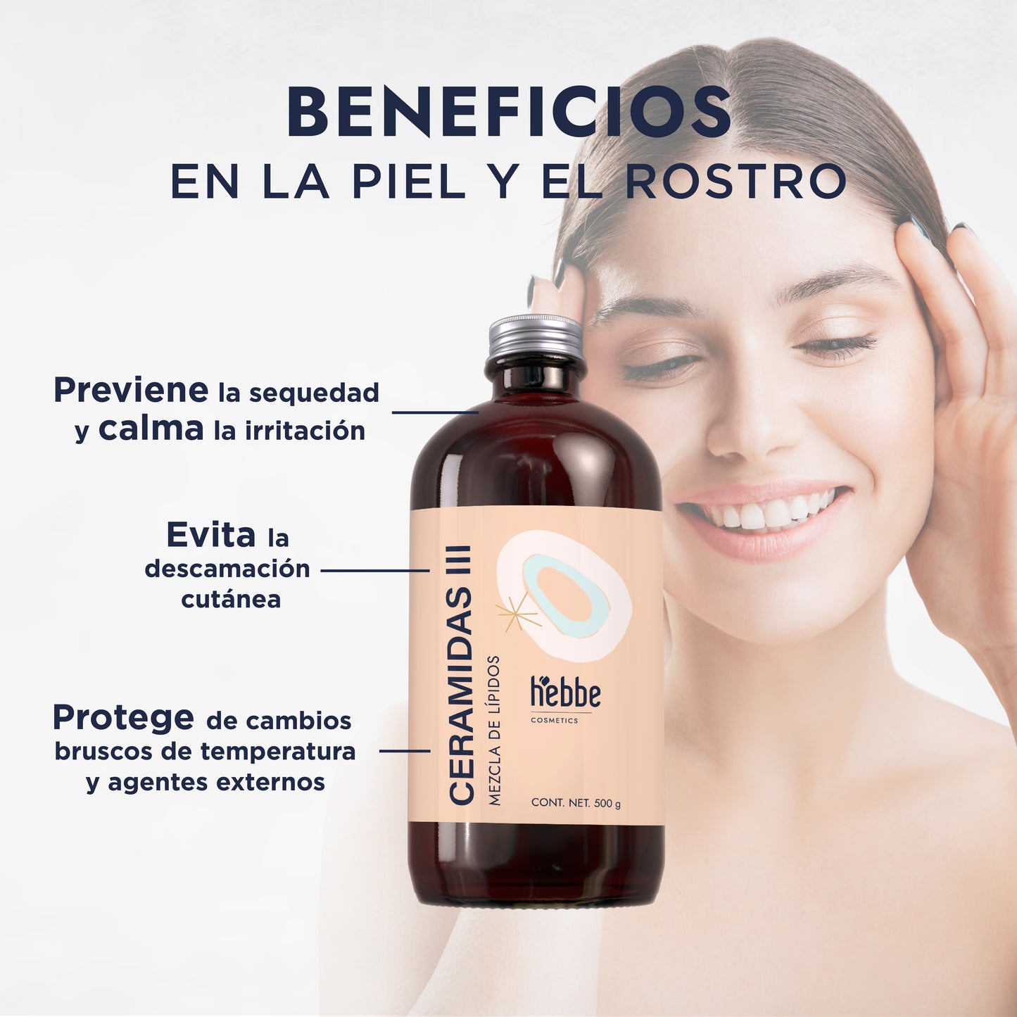 Ceramidas III (Complejo Liposomal) | Facial, Capilar y Cuerpo | Reconstructor Biomimético de la Barrera