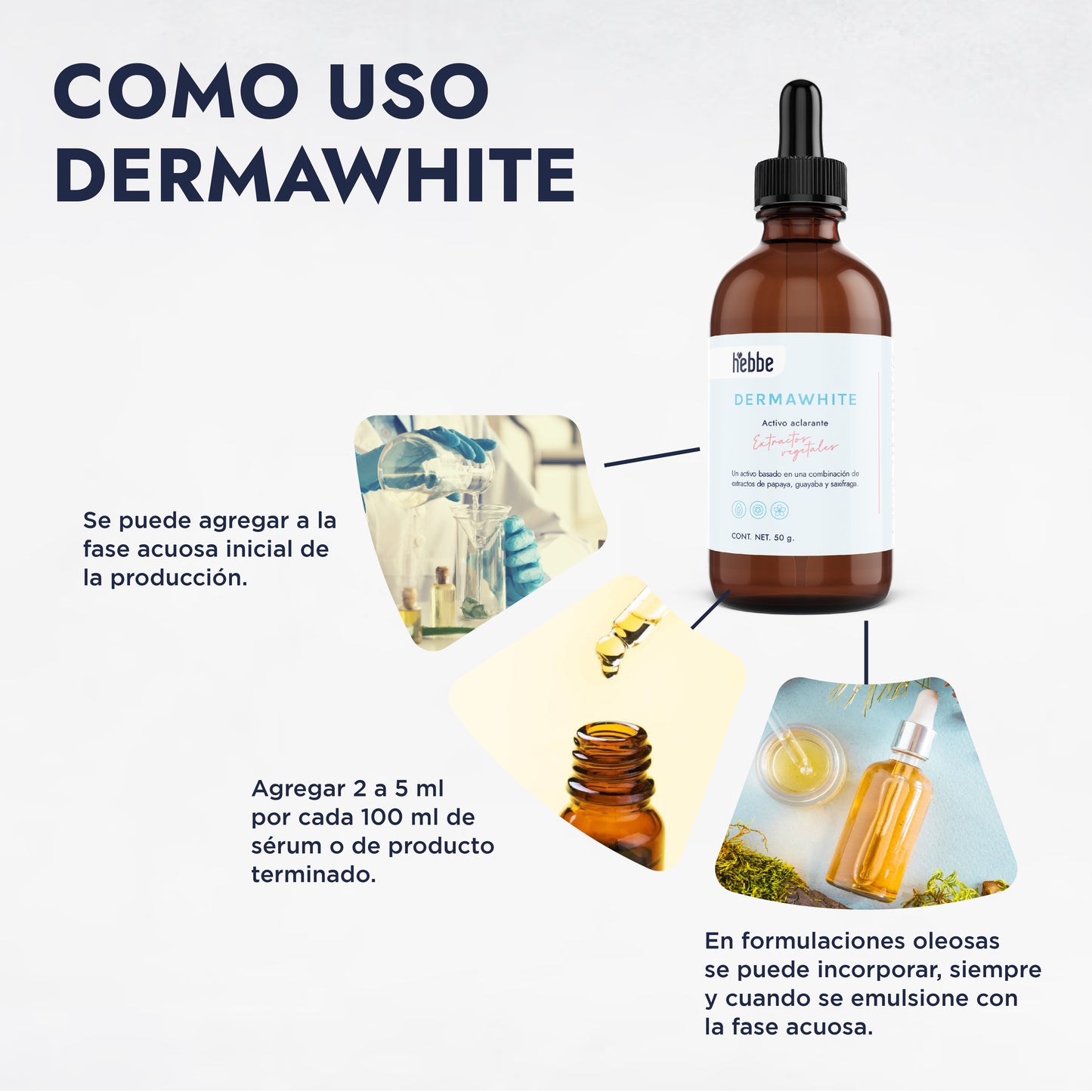 Dermawhite | Aclarador Natural, Antiedad y Revitalizante para una Piel Uniforme