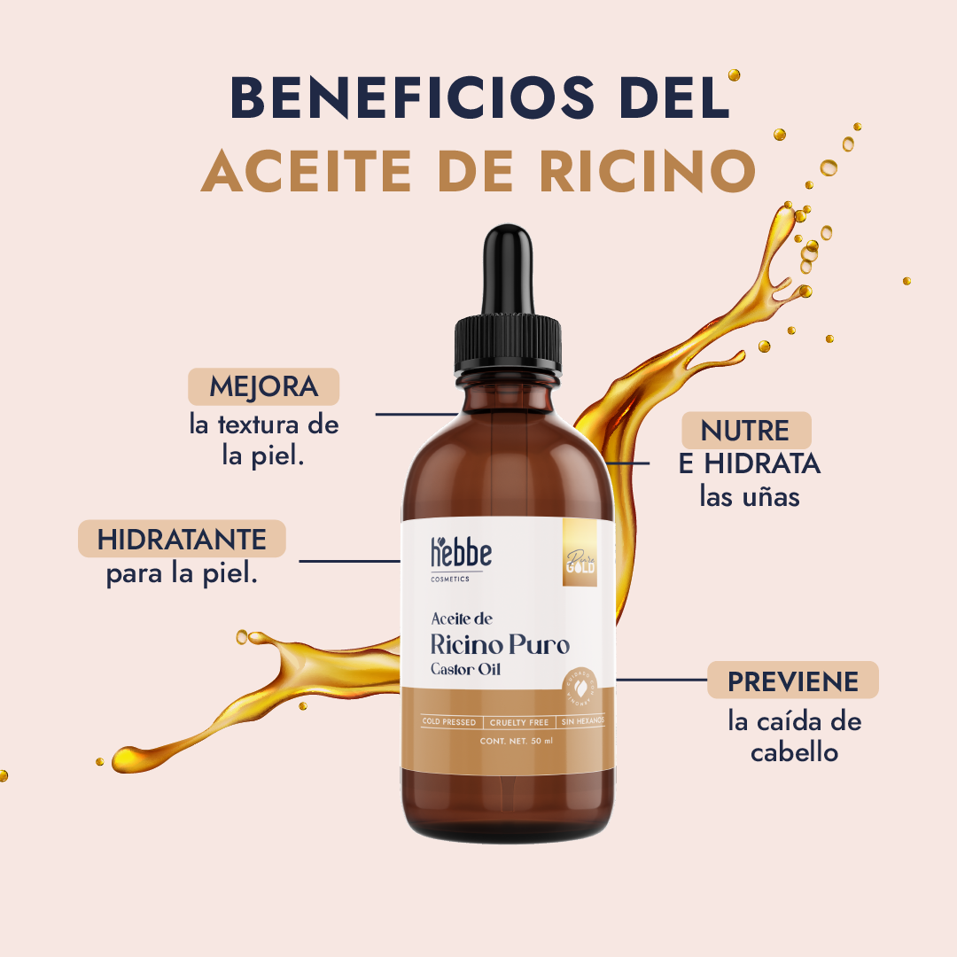 Aceite de Ricino y Almendras | Kit nutritivo facial | Nutrición Profunda, Crecimiento y Hidratación