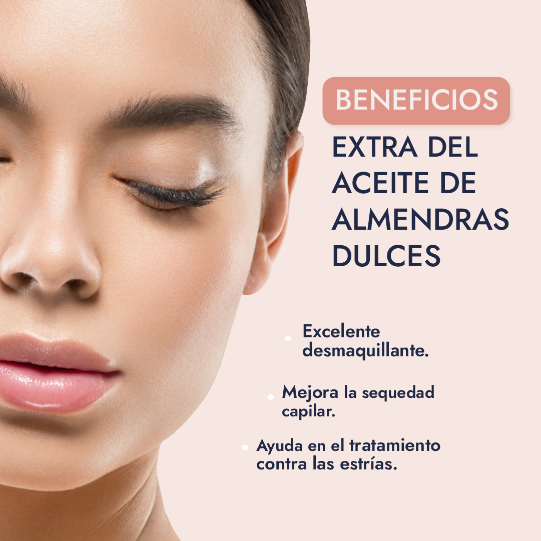 Aceite de Ricino y Almendras | Kit nutritivo facial | Nutrición Profunda, Crecimiento y Hidratación