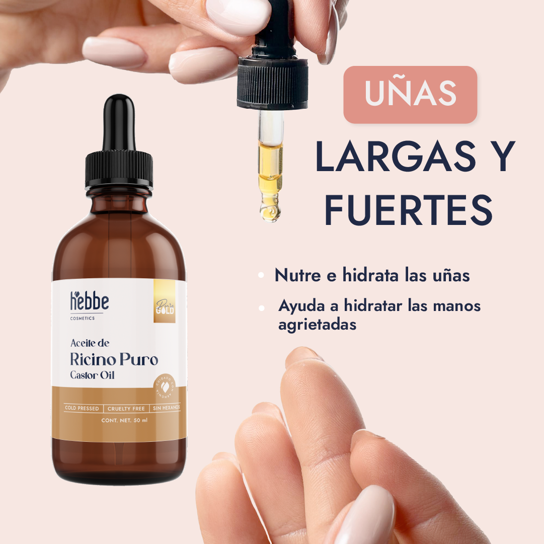 Aceite de Ricino y Almendras | Kit nutritivo facial | Nutrición Profunda, Crecimiento y Hidratación
