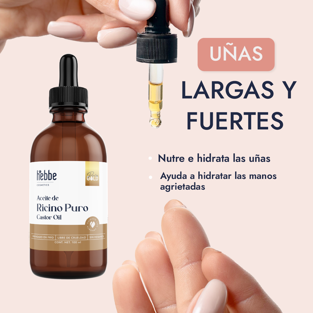 Aceite de Ricino y Almendras | Kit nutritivo facial | Nutrición Profunda, Crecimiento y Hidratación