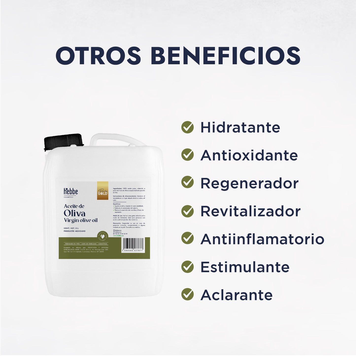 Aceite de Oliva Extra Virgen | Capilar y Corporal |Hidratante, Antioxidante y Reparador Cutáneo