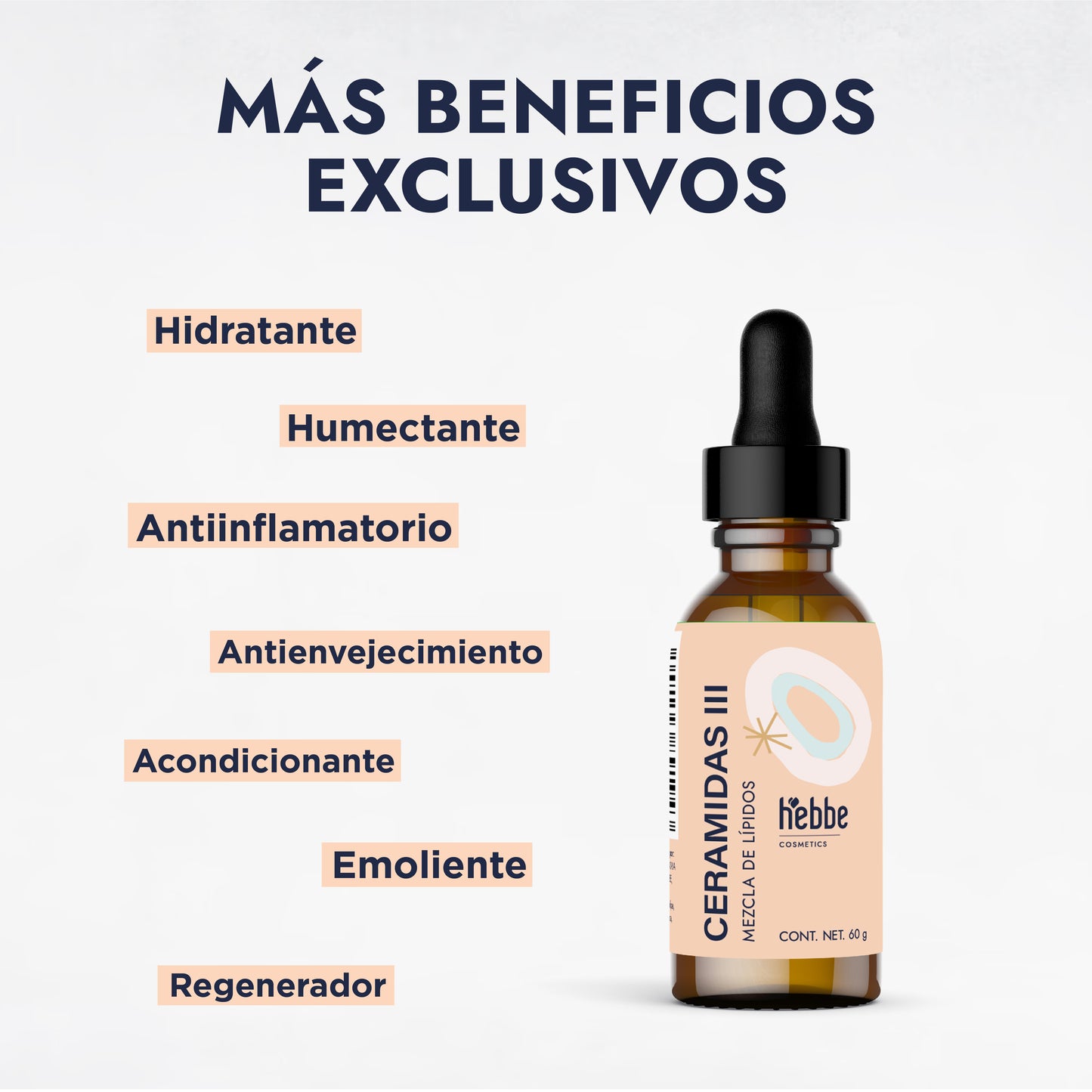 Ceramidas III (Complejo Liposomal) | Facial, Capilar y Cuerpo | Reconstructor Biomimético de la Barrera
