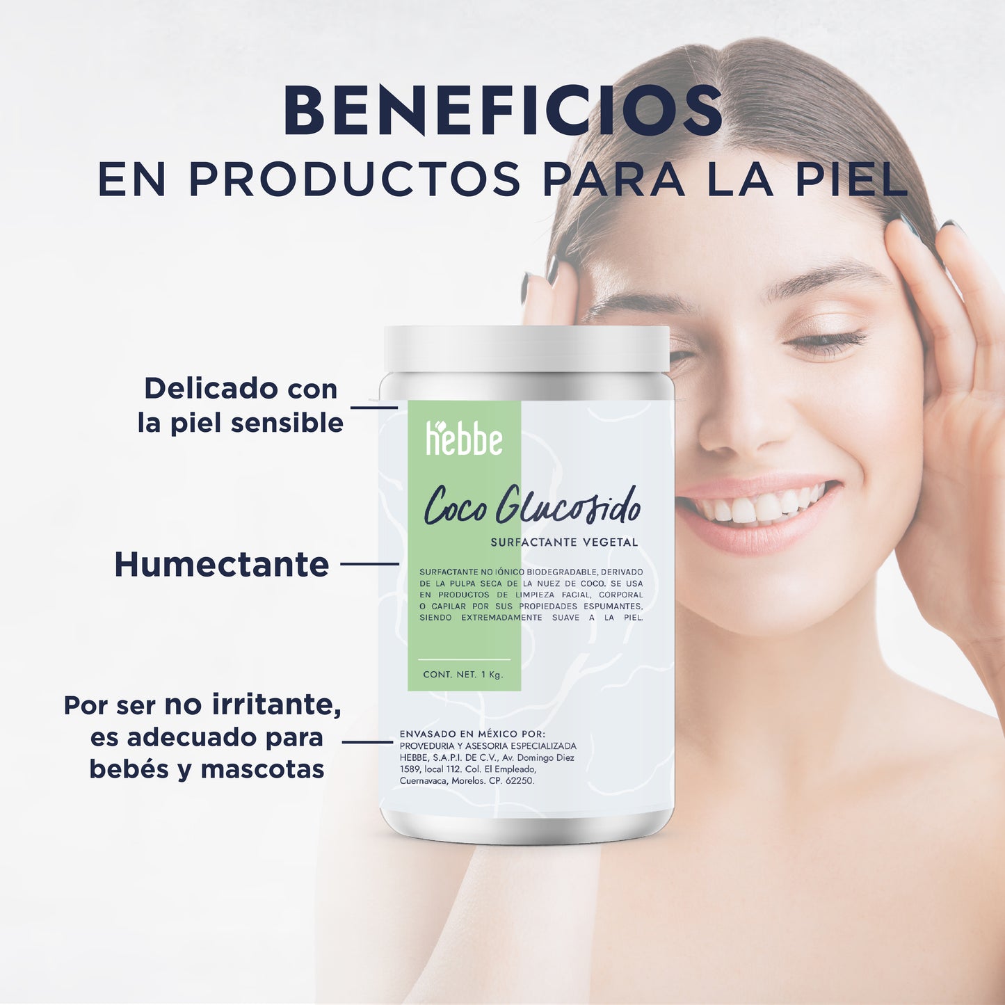 Coco Glucósido | Tensioactivo 100% Natural | Limpieza Ultra-Suave y Espuma Cremosa