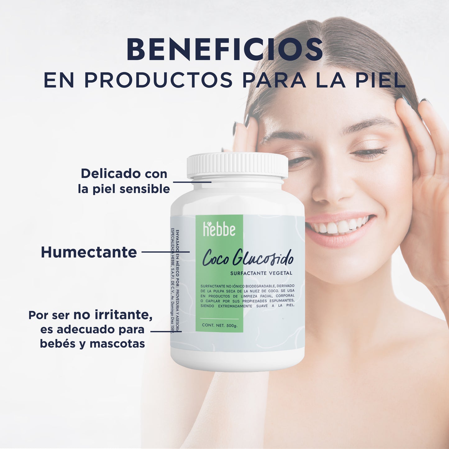 Coco Glucósido | Tensioactivo 100% Natural | Limpieza Ultra-Suave y Espuma Cremosa