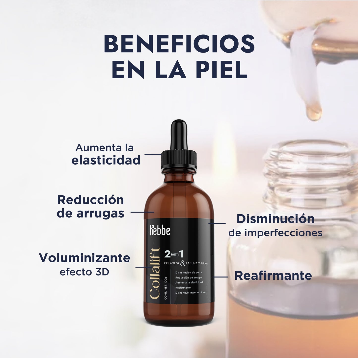 Collalift | Activo Lifting, Reafirmante Estructural | Cohesión y Densidad Cutánea