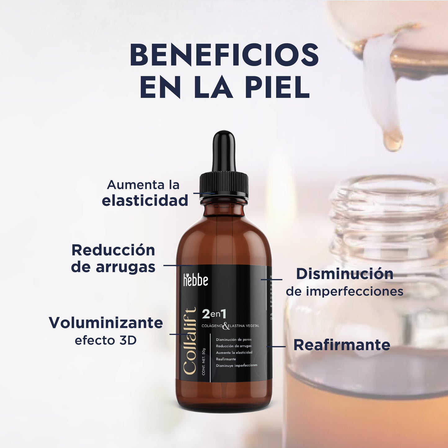 Collalift | Activo Lifting, Reafirmante Estructural | Cohesión y Densidad Cutánea