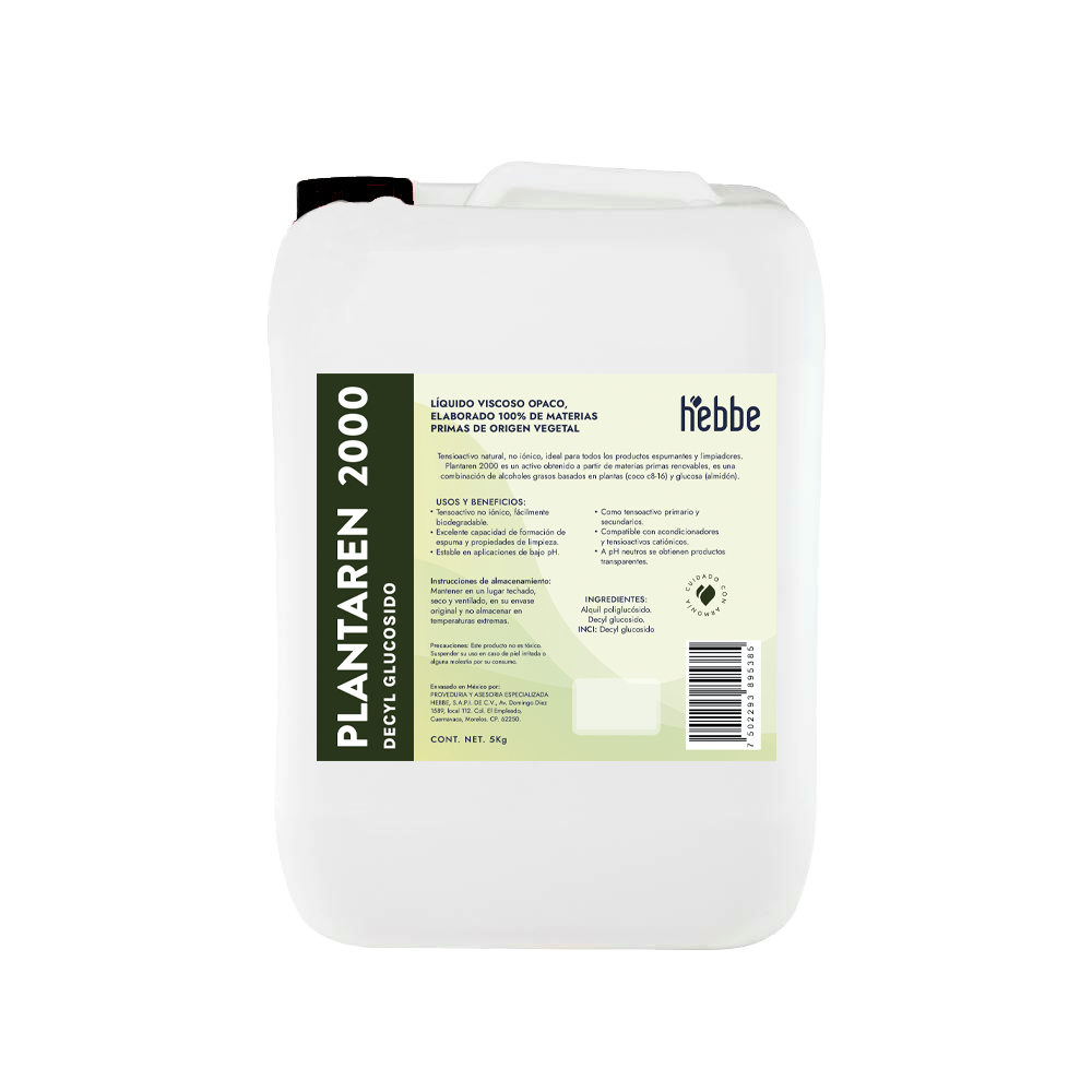 Decil Glucósido (Plantacare 2000) | Tensioactivo de Cosmética Pediátrica | Limpieza Ultra-Delicada y Biodegradable