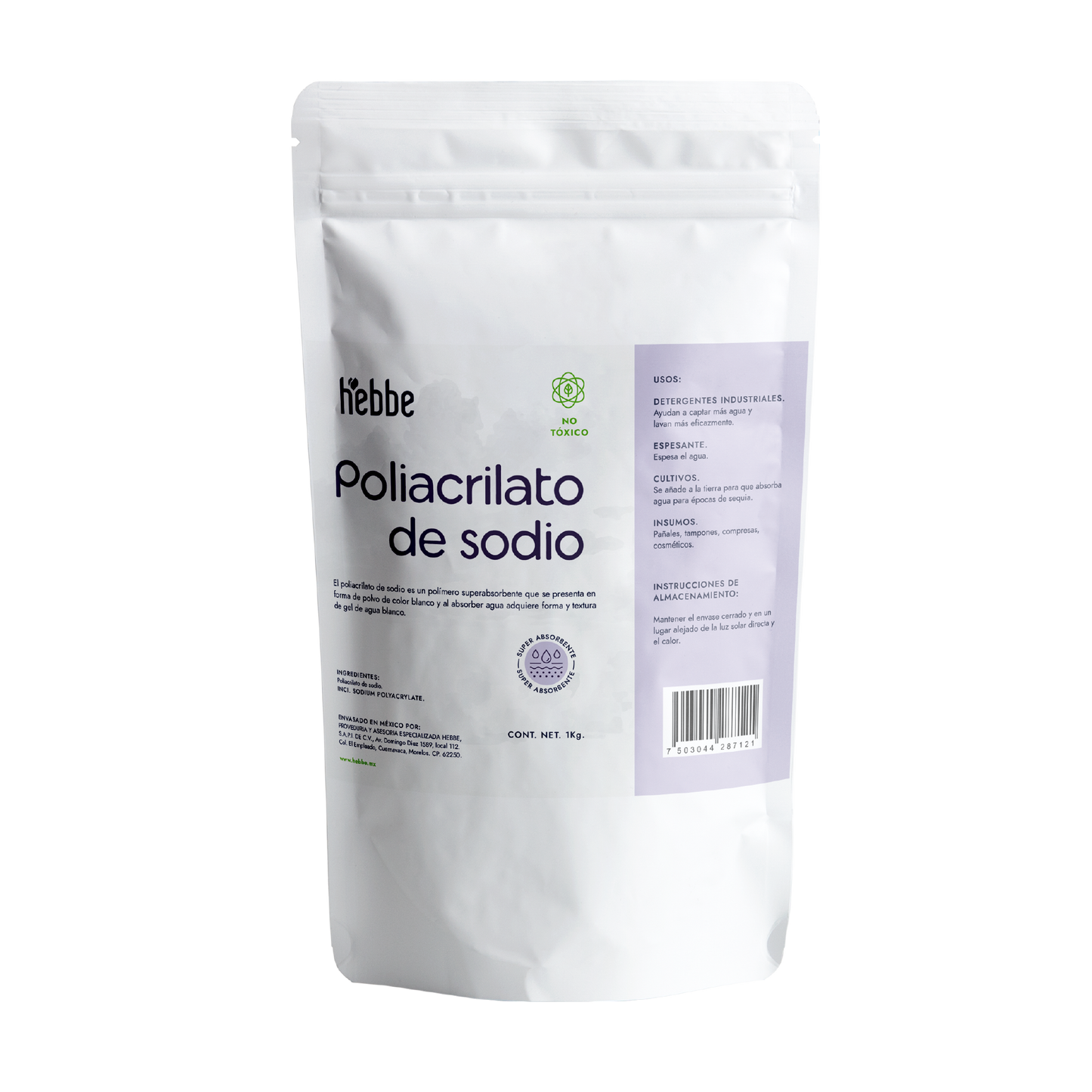 Poliacrilato de Sodio | Polímero Superabsorbente y Espesante para Cosmética y Más