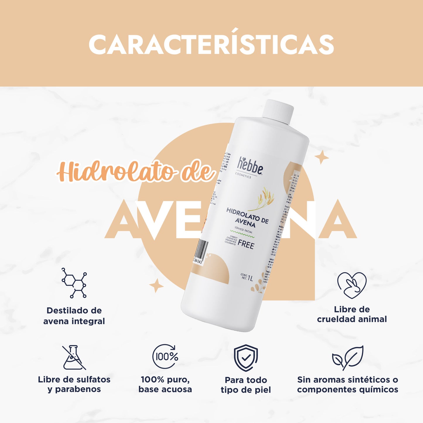 Hidrolato de Avena | Facial y Corporal | Calmante, Anti-picor y Reparador