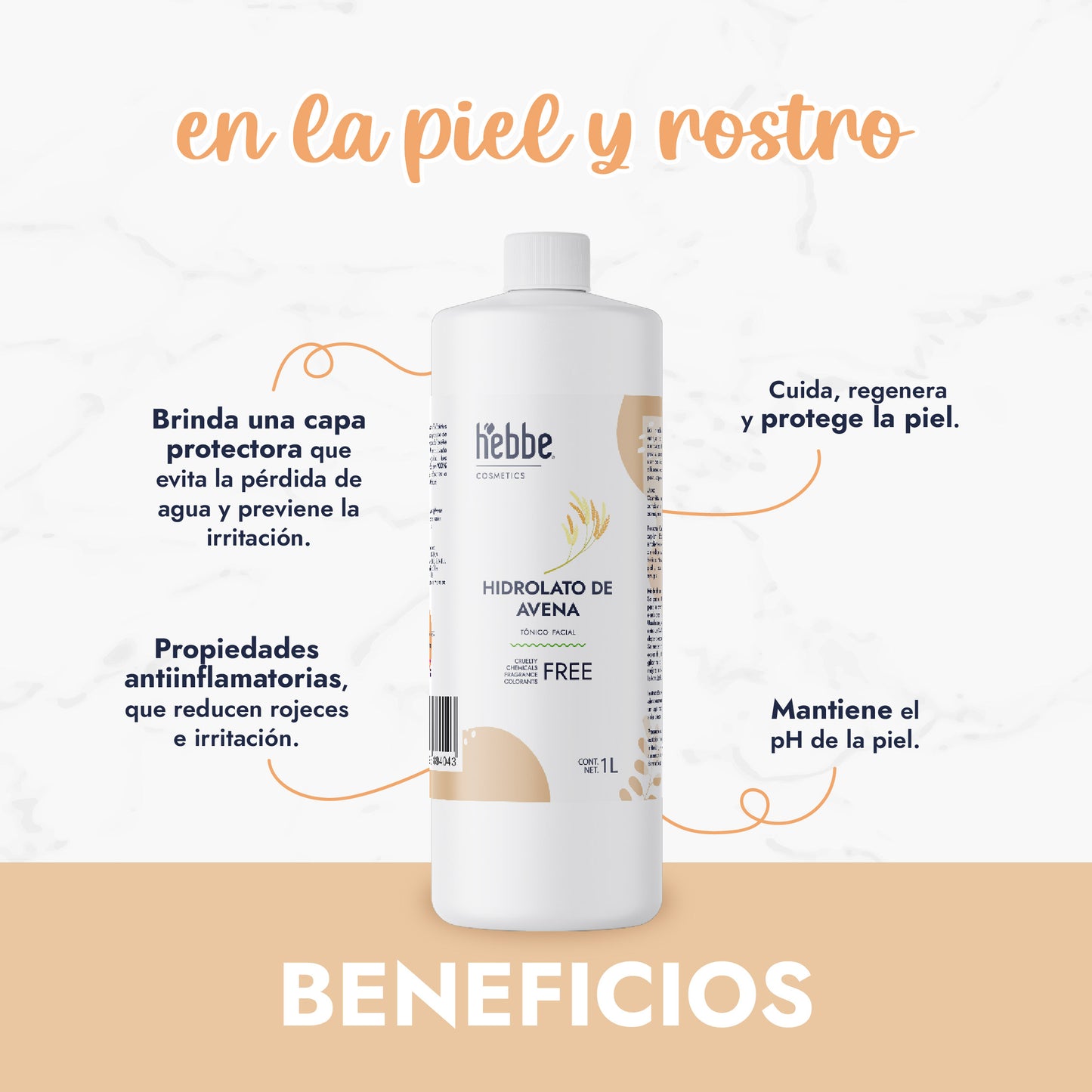 Hidrolato de Avena | Facial y Corporal | Calmante, Anti-picor y Reparador