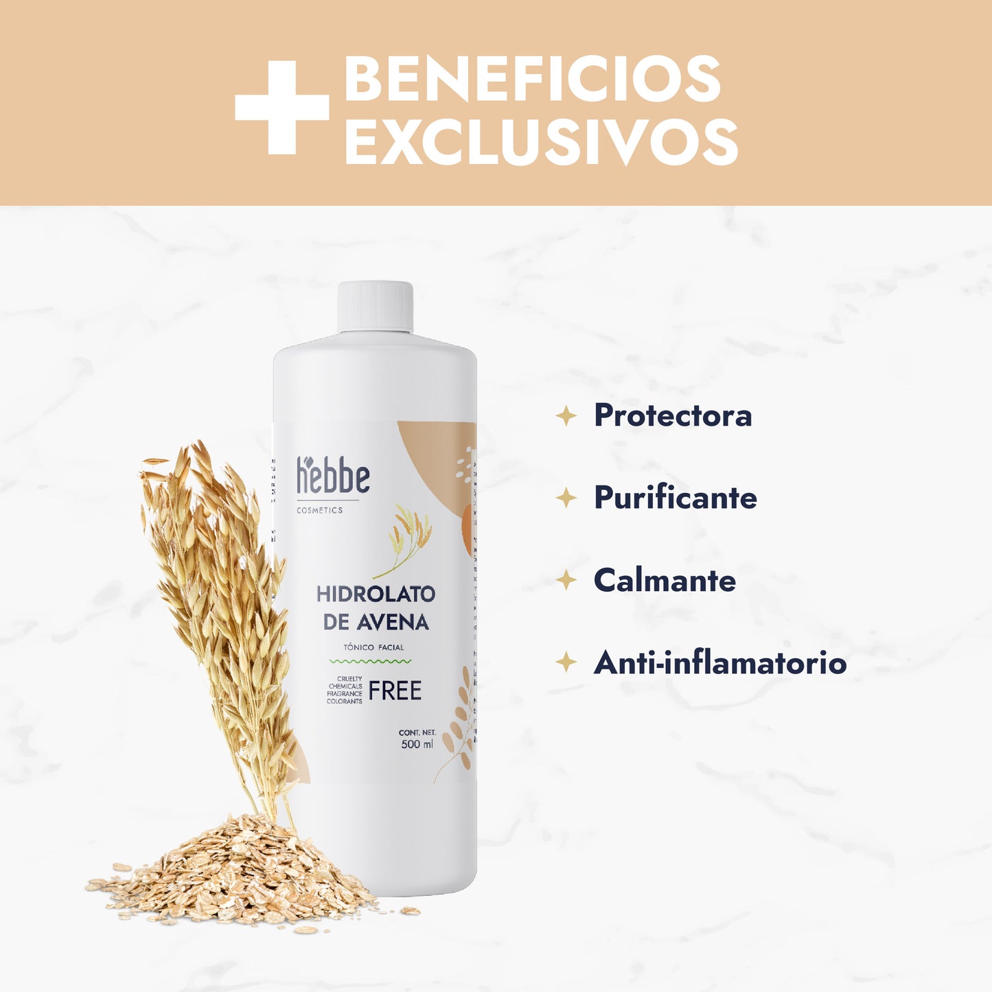 Hidrolato de Avena | Facial y Corporal | Calmante, Anti-picor y Reparador