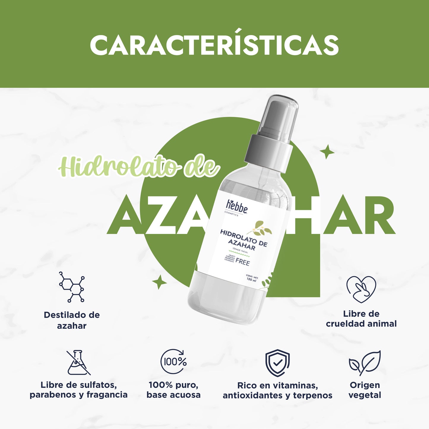 Hidrolato de Azahar | Facial y Corporal | Calmante, Equilibrante y Luminosidad