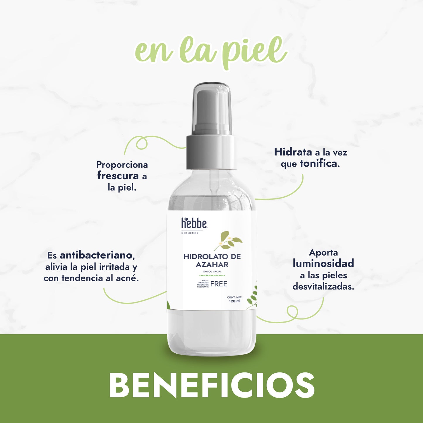 Hidrolato de Azahar | Facial y Corporal | Calmante, Equilibrante y Luminosidad