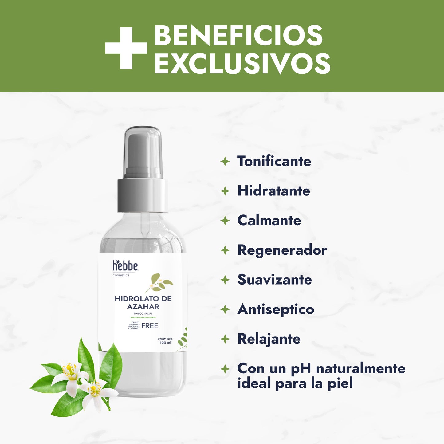 Hidrolato de Azahar | Facial y Corporal | Calmante, Equilibrante y Luminosidad