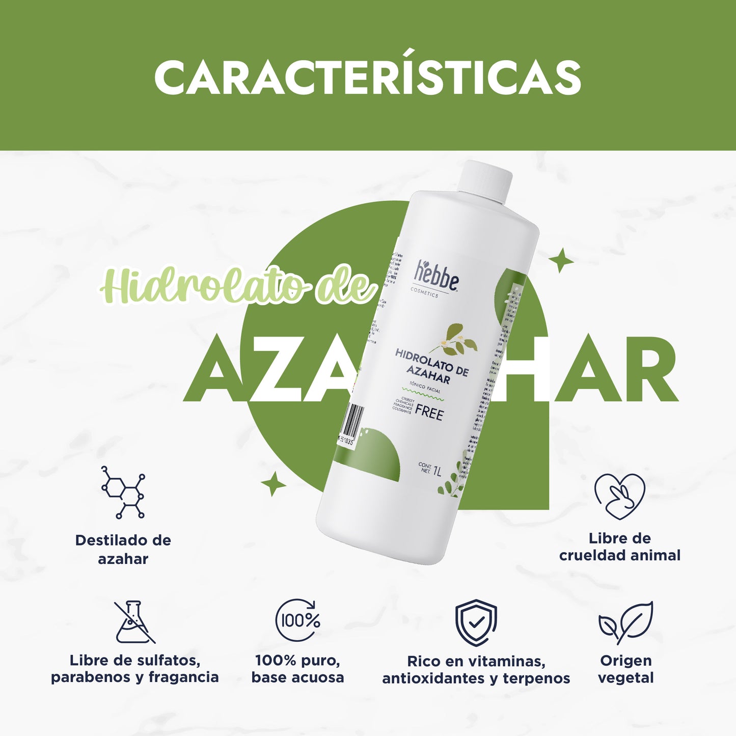 Hidrolato de Azahar | Facial y Corporal | Calmante, Equilibrante y Luminosidad