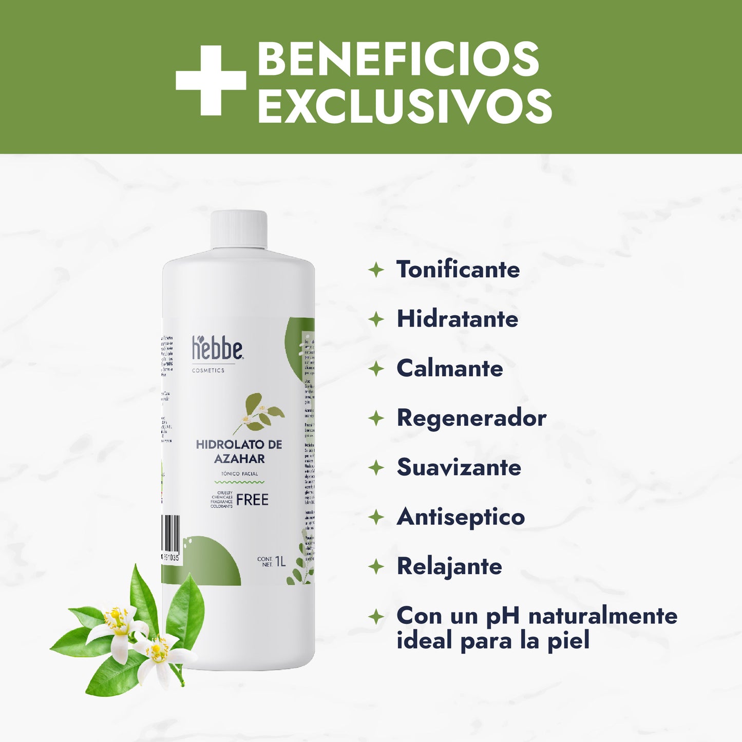 Hidrolato de Azahar | Facial y Corporal | Calmante, Equilibrante y Luminosidad