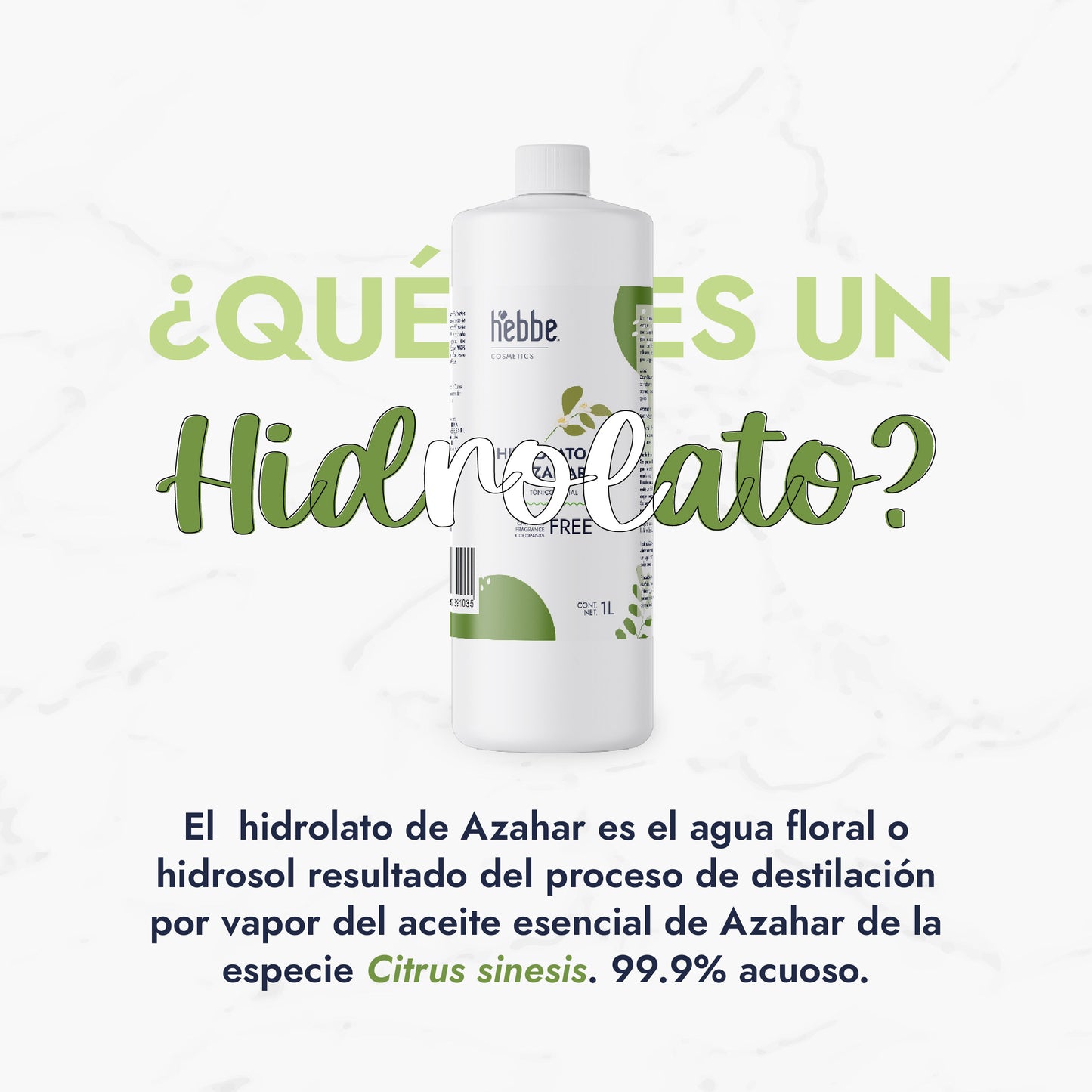 Hidrolato de Azahar | Facial y Corporal | Calmante, Equilibrante y Luminosidad